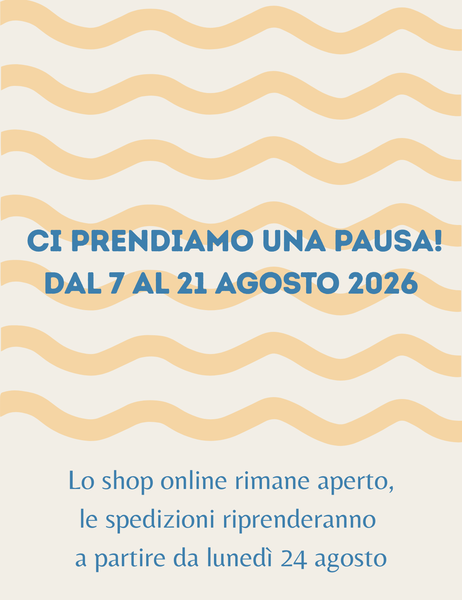 INVIA I TUOI ORDINI, LI SPEDIREMO A PARTIRE DA LUNEDI 24 AGOSTO!