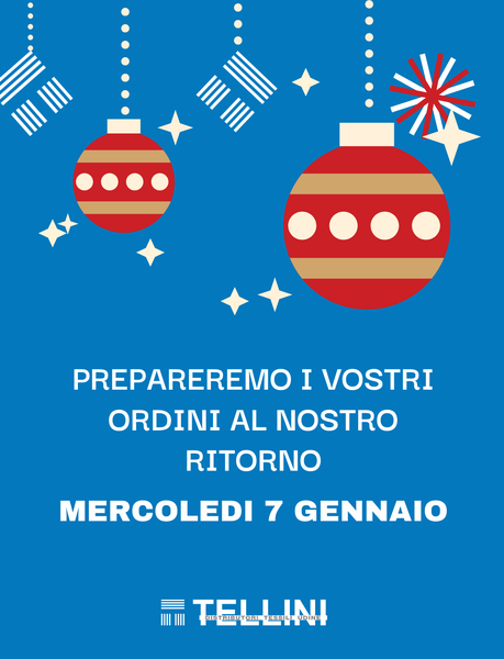 CHIUSI PER FERIE NATALIZIE