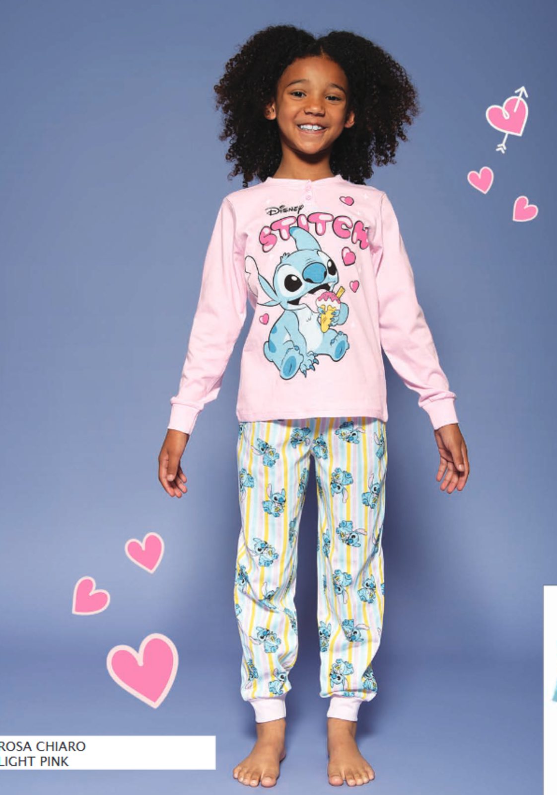 PIGIAMA BAMBINA M/L DY50L0742 Tellini S.r.l. Ingrosso Abbigliamento