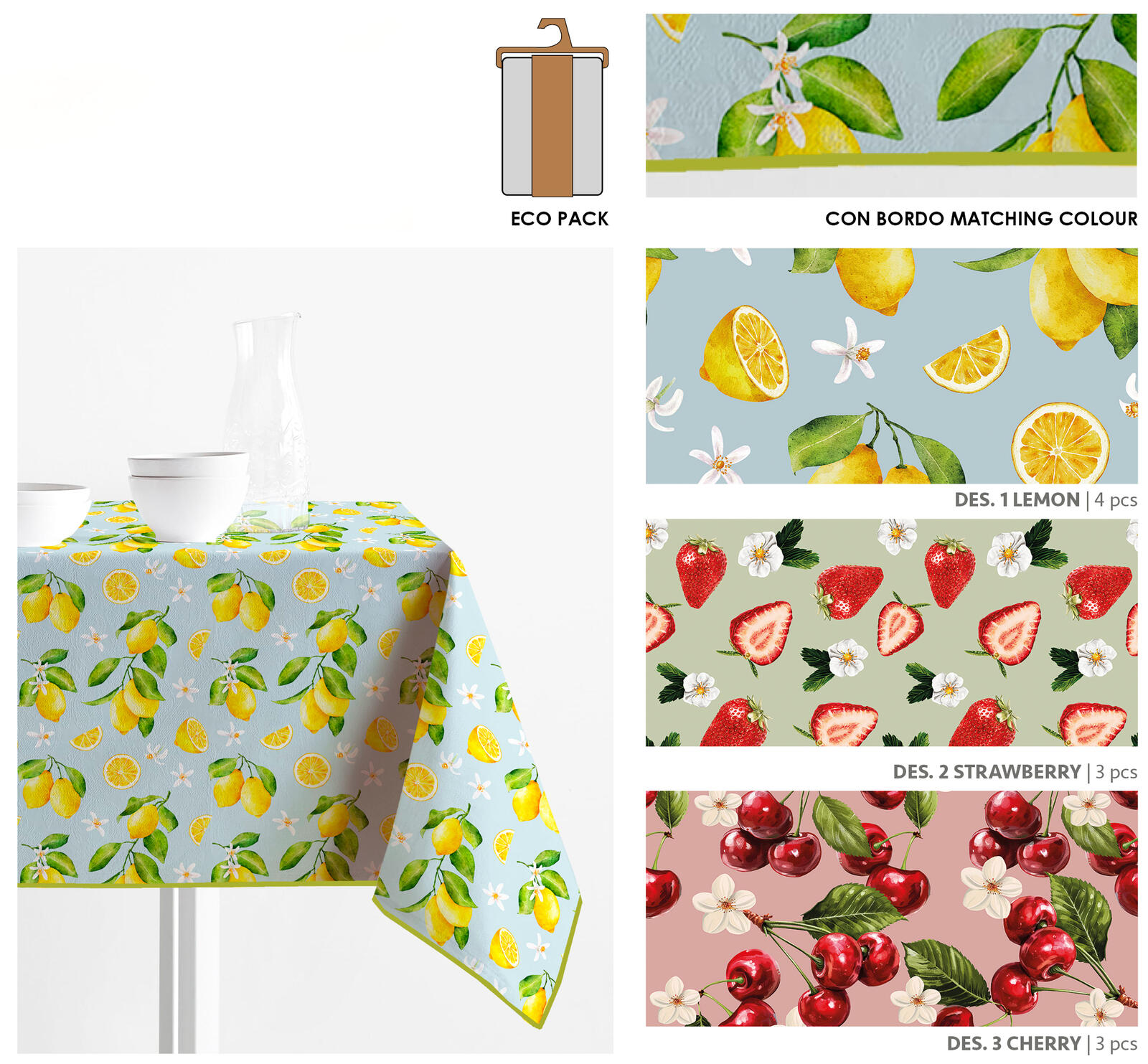 TOVAGLIA ANTIMACCHIA 12P SPRITZ MERIGGIO 140X230 Tellini S.r.l. Ingrosso Abbigliamento
