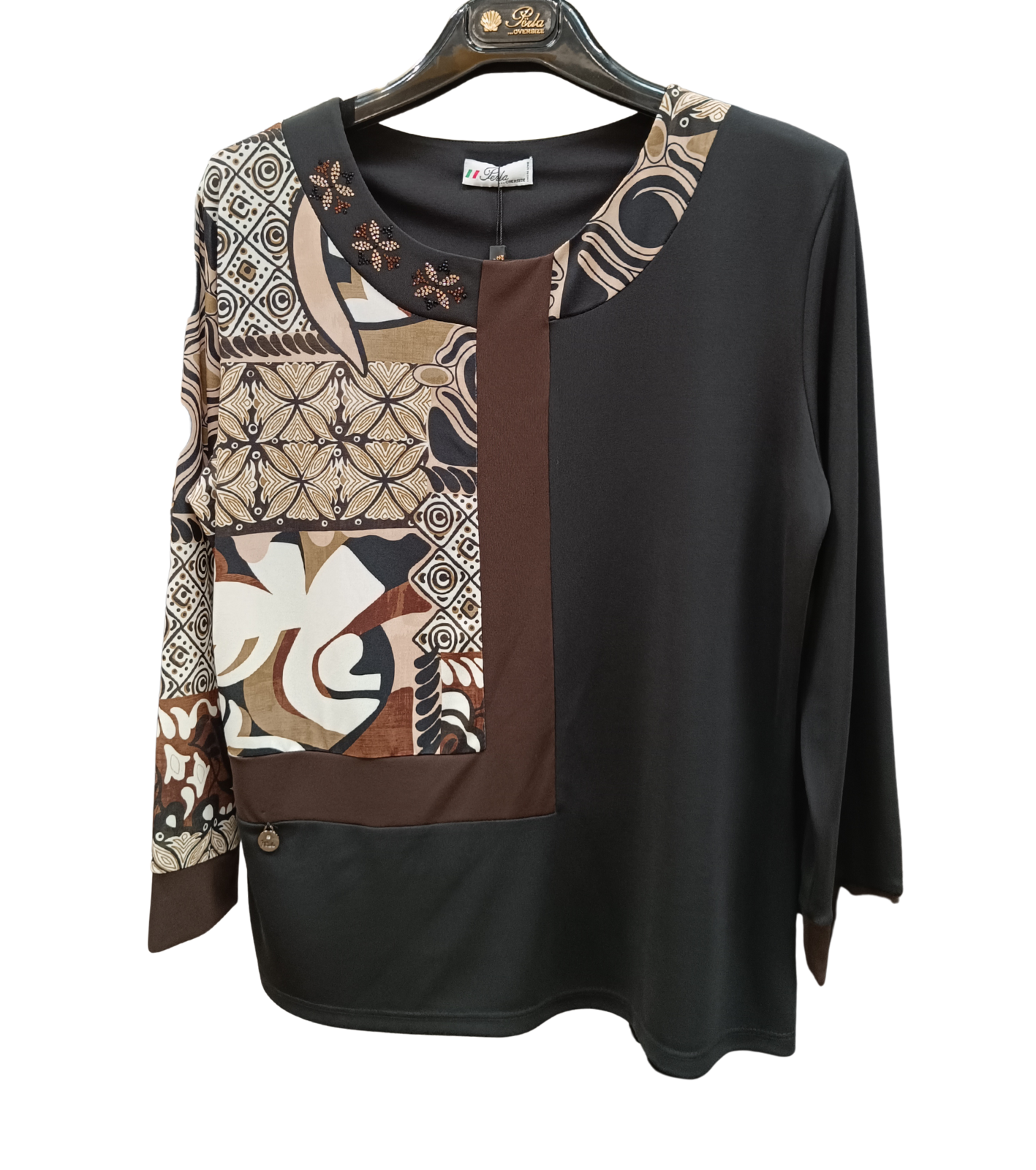 MAGLIA DONNA M/L 13/25659 Tellini S.r.l. Ingrosso Abbigliamento