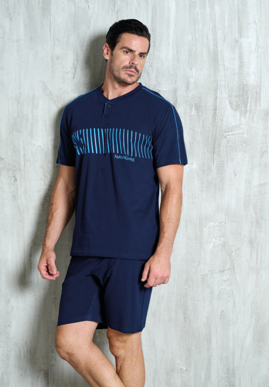 PIGIAMA SERAFINO UOMO M/M 141822 Tellini S.r.l. Ingrosso Abbigliamento
