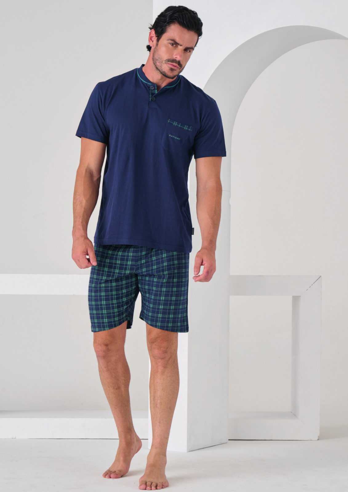 PIGIAMA SERAFINO UOMO M/M 141995 Tellini S.r.l. Ingrosso Abbigliamento