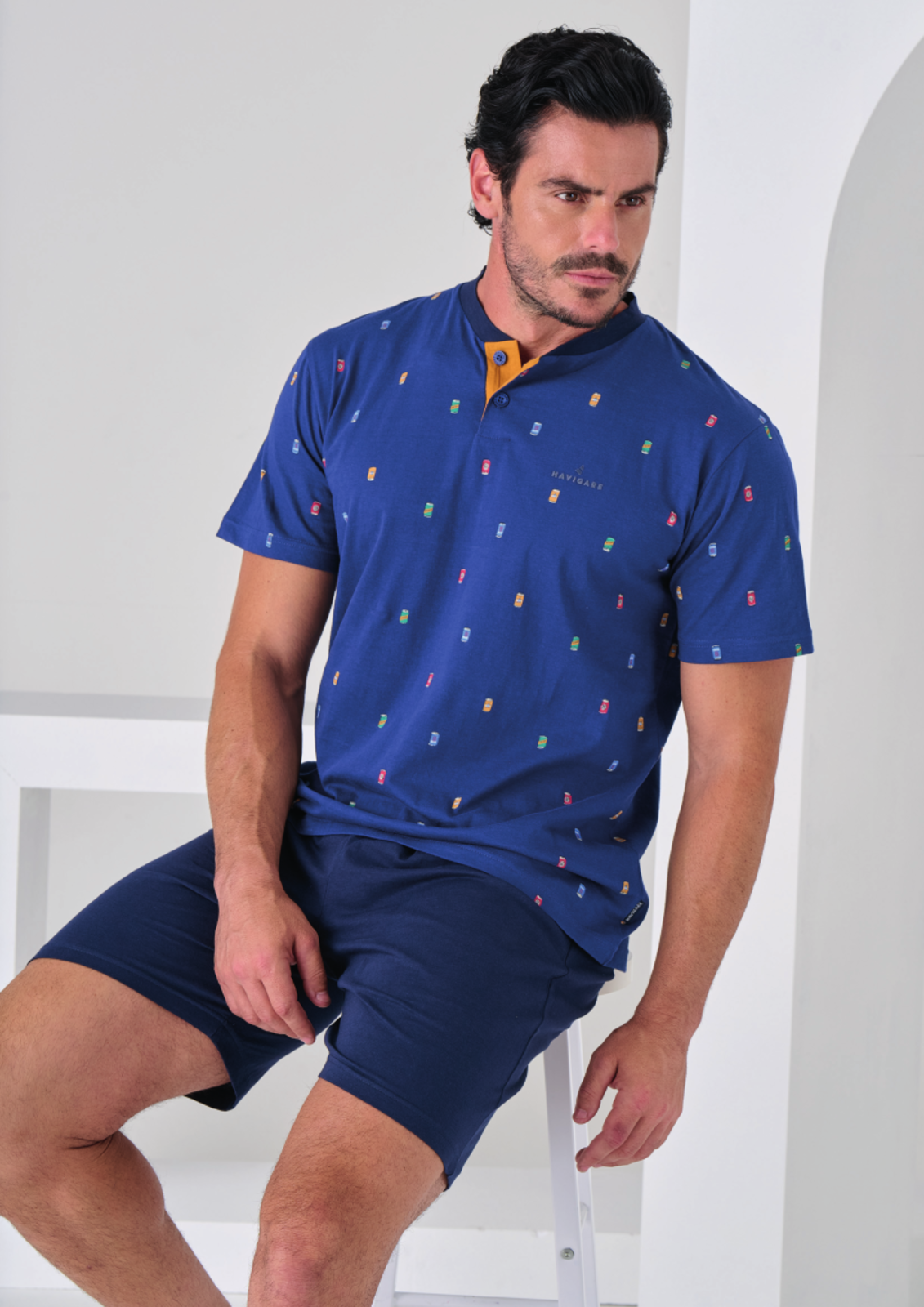 PIGIAMA SERAFINO UOMO M/M 142006 Tellini S.r.l. Ingrosso Abbigliamento