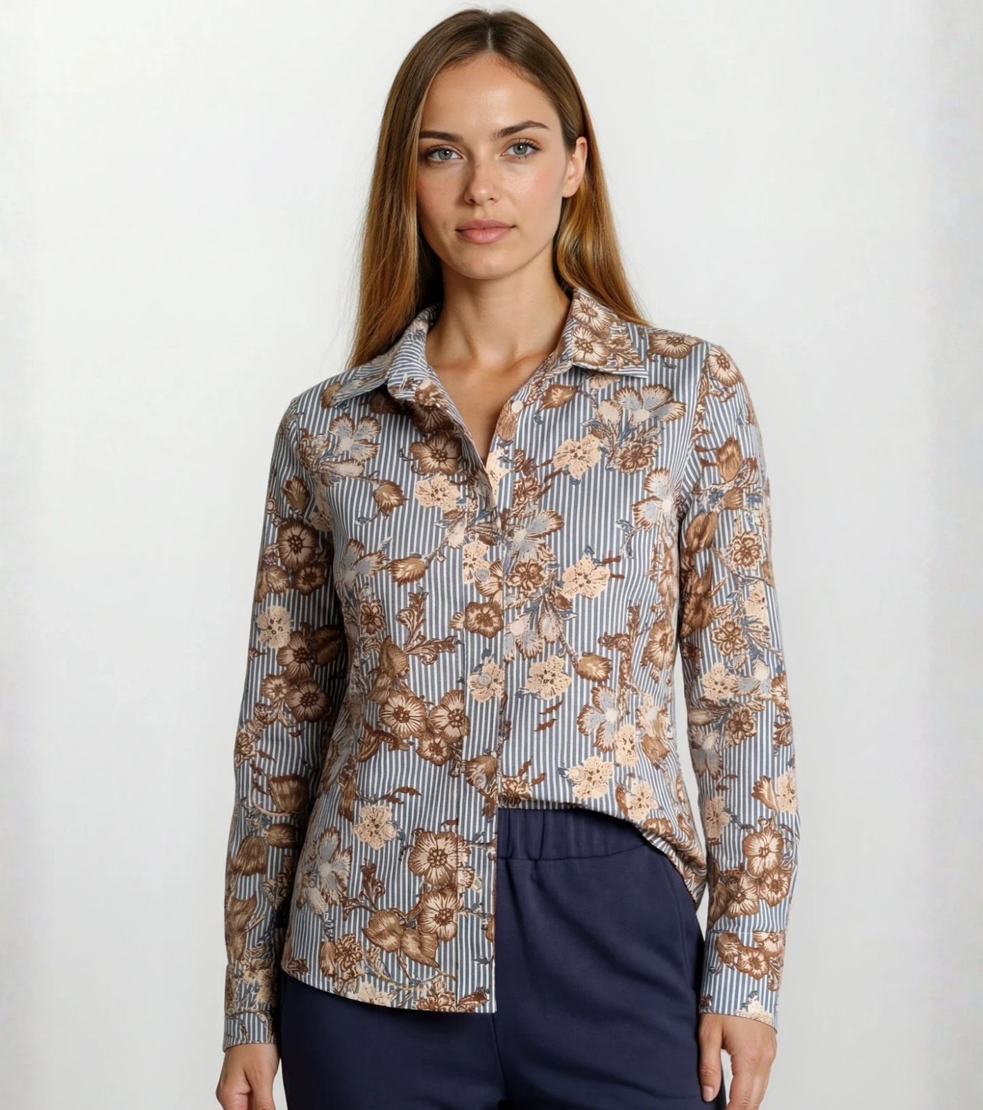 CAMICIA DONNA 3/4M 150037 Tellini S.r.l. Ingrosso Abbigliamento