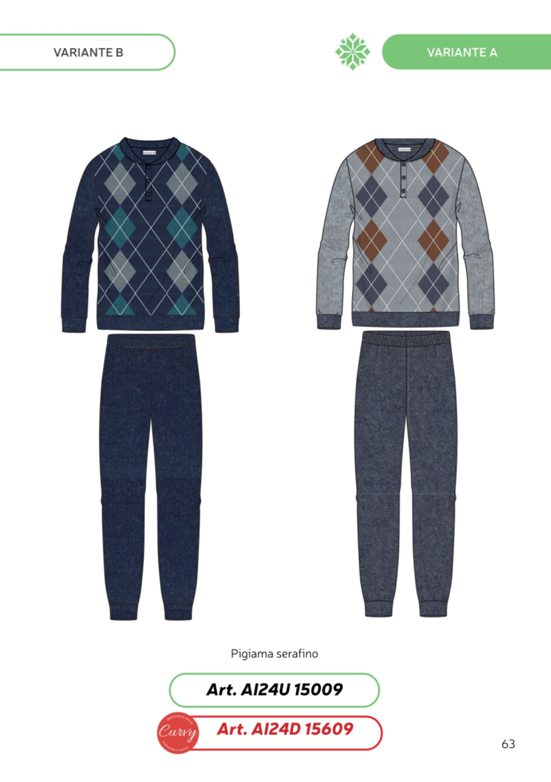 PIGIAMA UOMO M/L 24UI15009 Tellini S.r.l. Ingrosso Abbigliamento