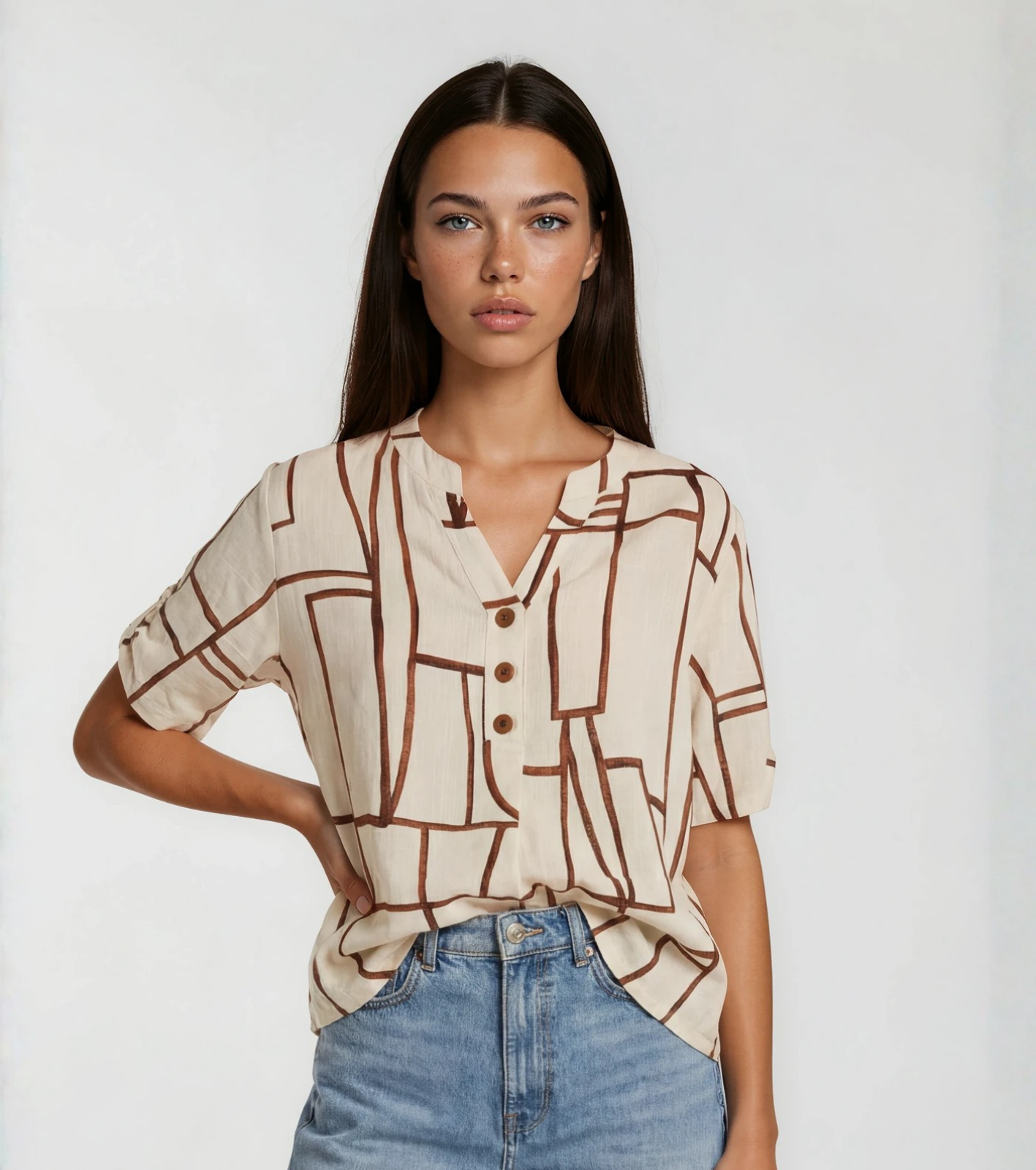 CAMICIA DONNA M/M 151089 Tellini S.r.l. Ingrosso Abbigliamento