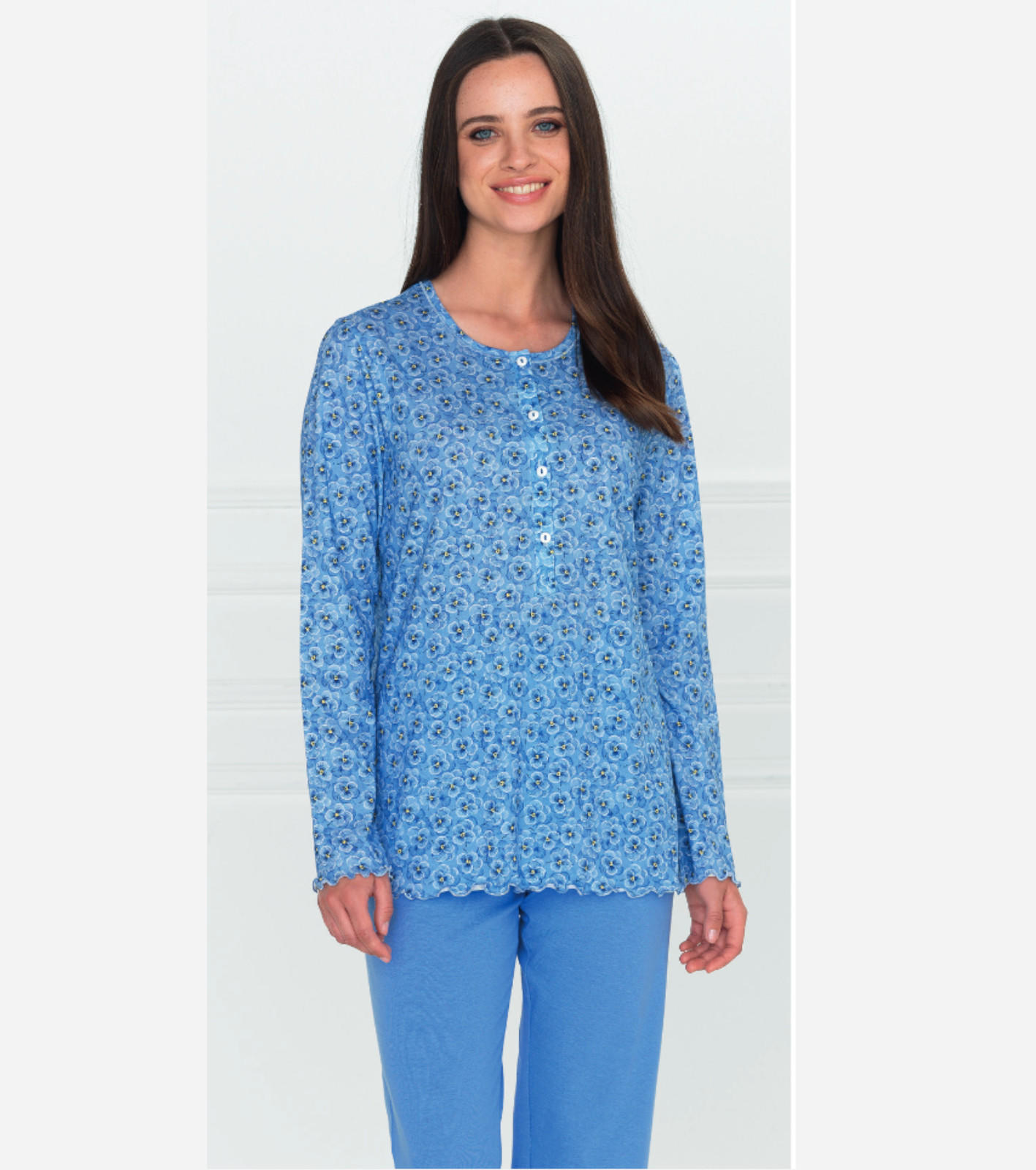 Pigiama Lungo Donna Linclalor | Cotone 100% Interlock