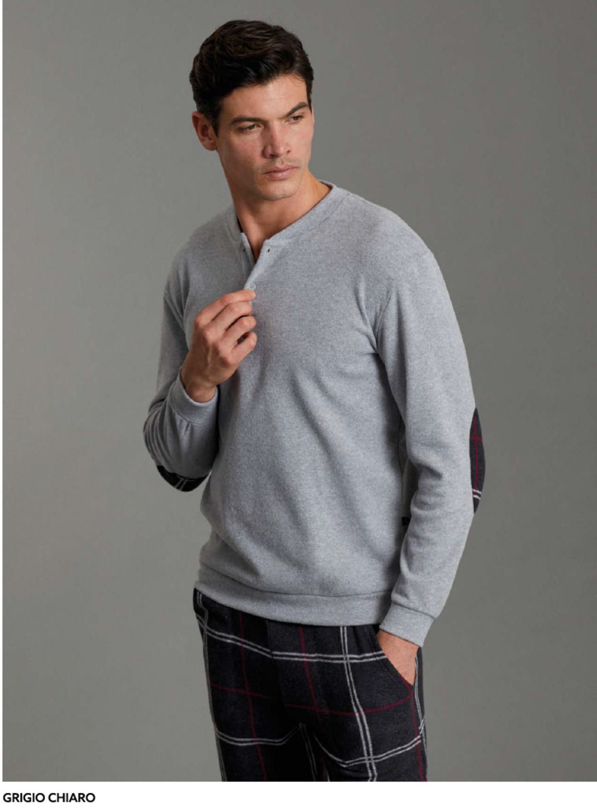 PIGIAMA UOMO M/L EP2266 Tellini S.r.l. Ingrosso Abbigliamento