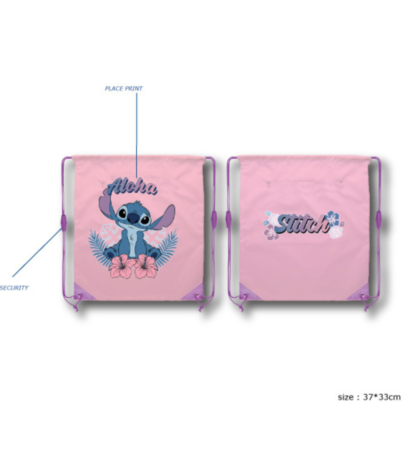 SACCA ASILO BAMBINA EZ25062 37X33 Tellini S.R.L. Χονδρική ενδυμασία