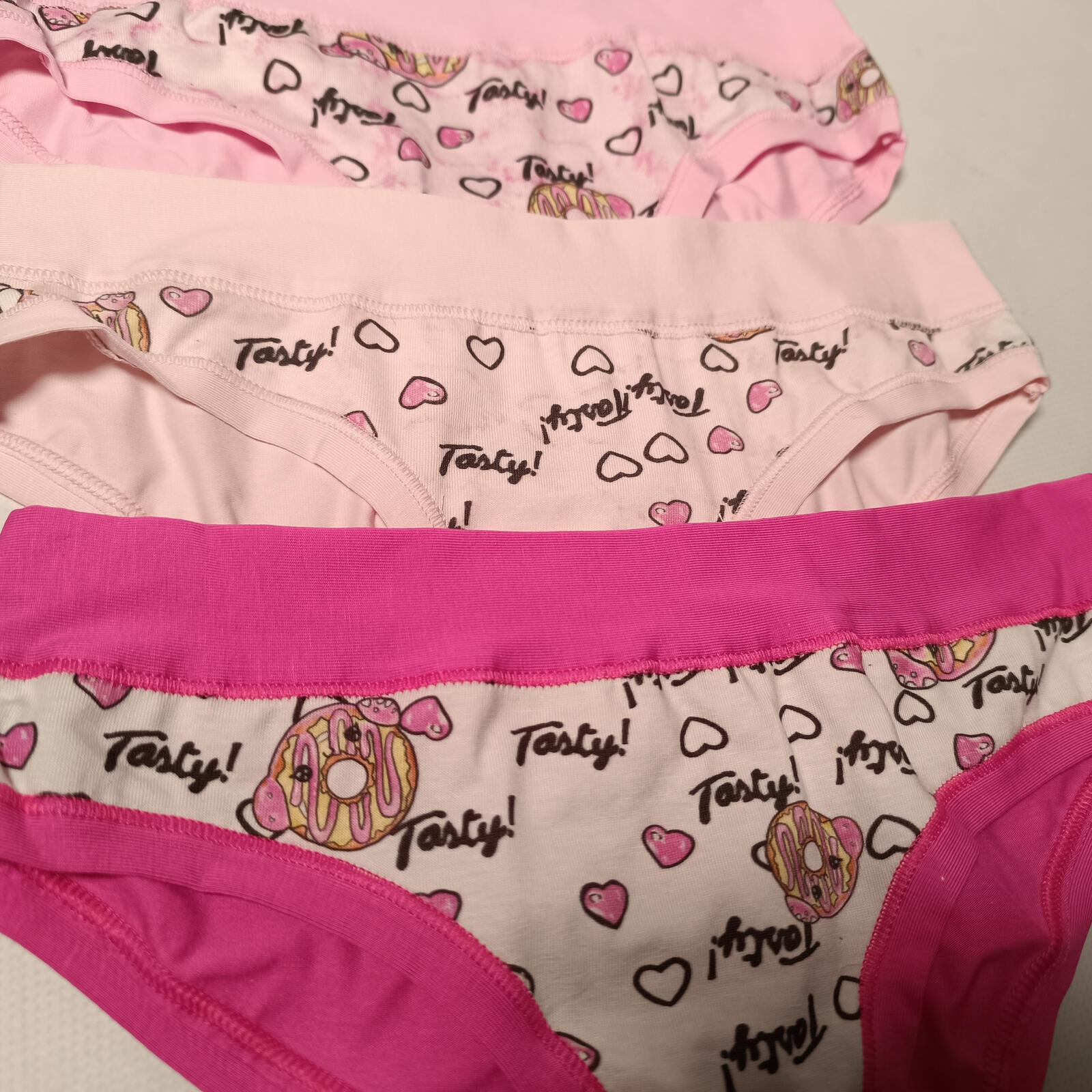 Cotonella Confezione 3 Pezzi Slip Bambina In Puro Cotone Fantasie Asso Art Ab104 E303 3d100