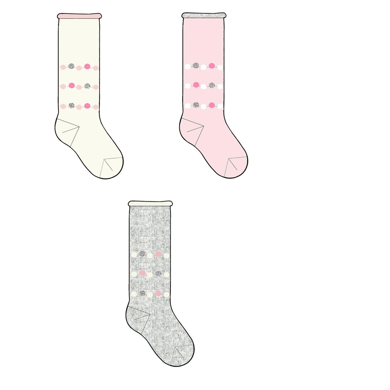 CALZINO LUNGO BAMBINA 3/197 Tellini S.r.l. Ingrosso Abbigliamento