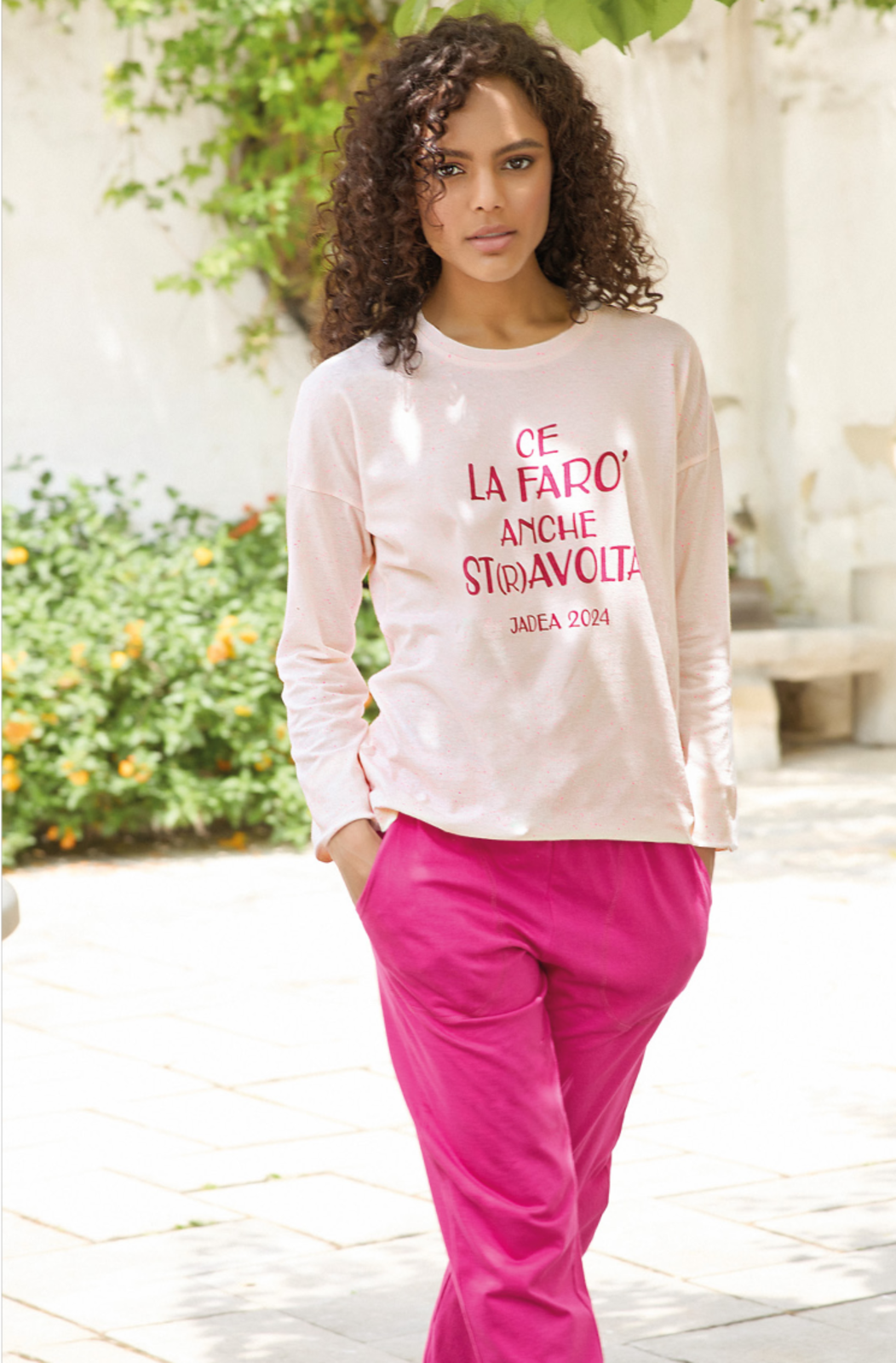 PIGIAMA DONNA M/L 3167 Tellini S.r.l. Ingrosso Abbigliamento