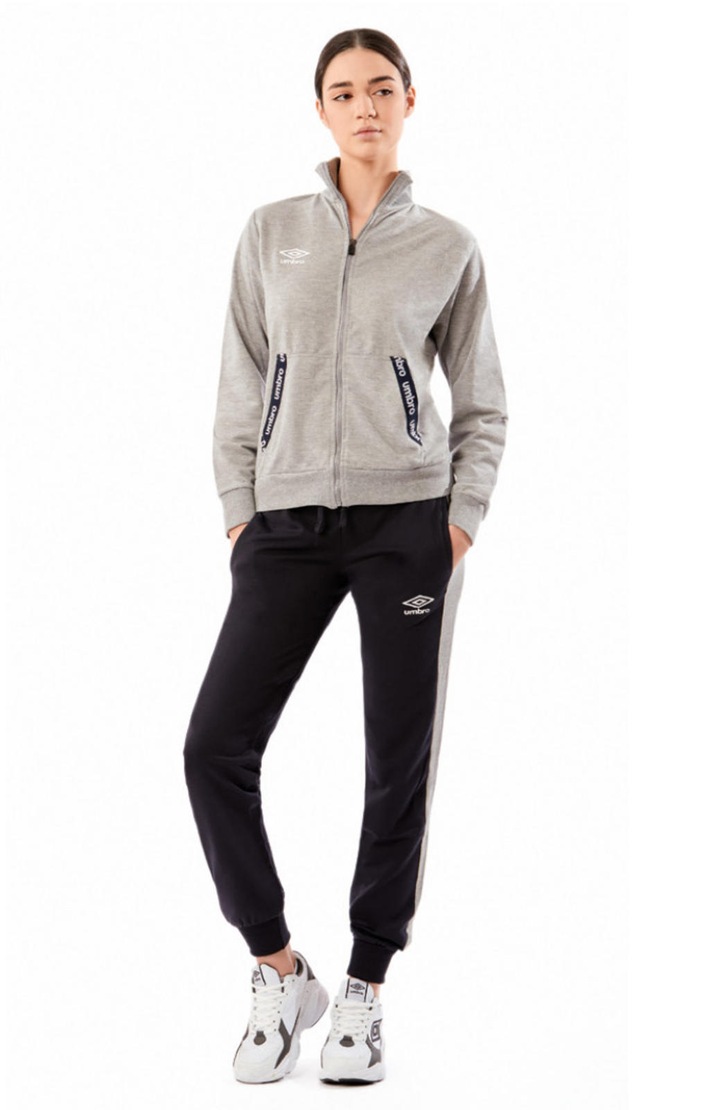 Umbro Tuta Full Zip Donna In Felpa Art.32062S