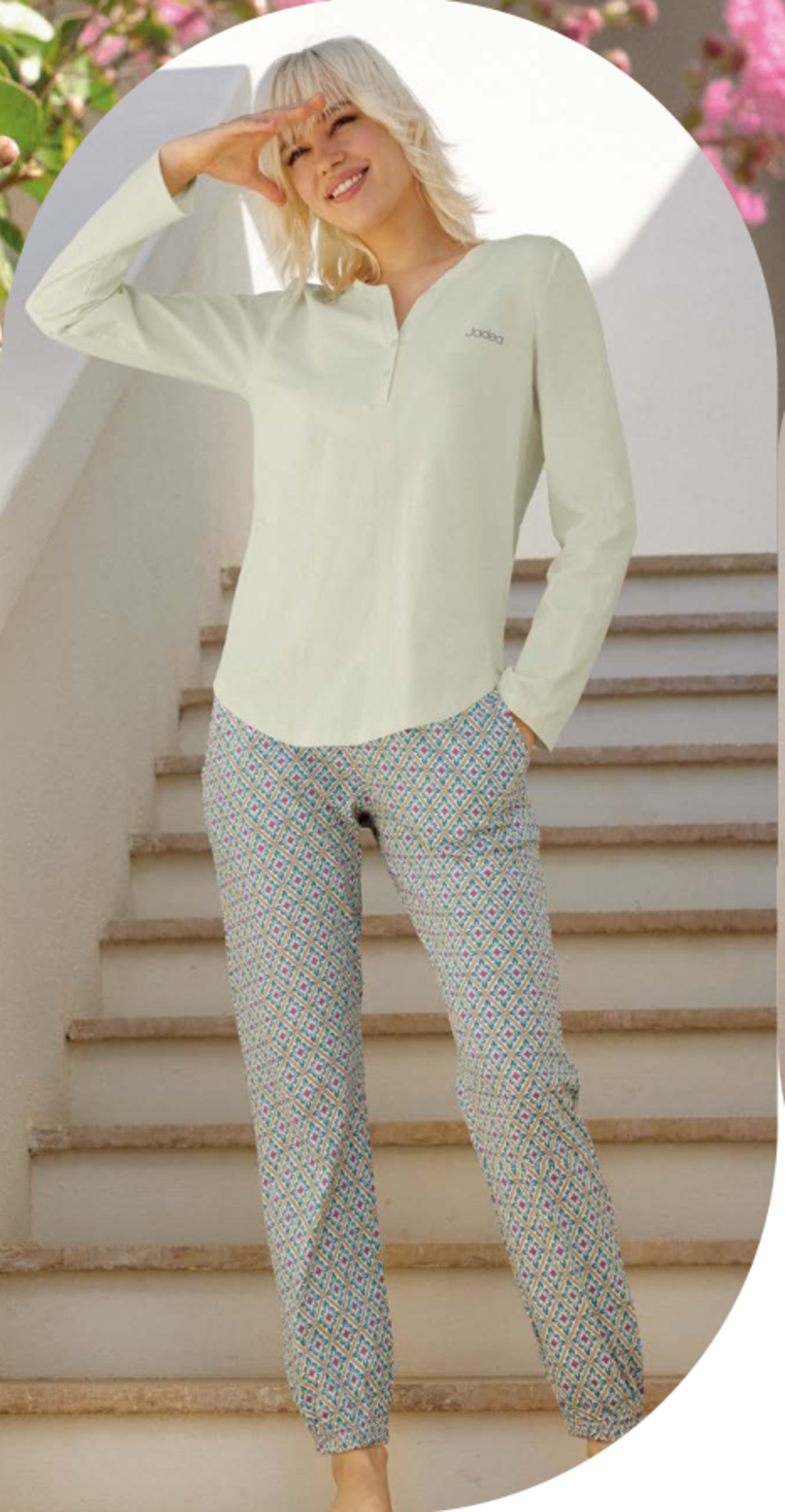 Elegantes Ssse Pyjamas Damen Bild