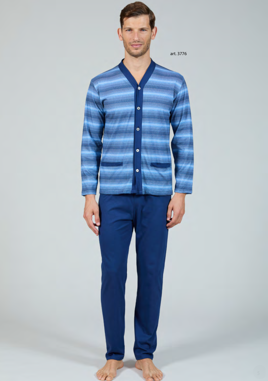 PÁNSKÉ OTEVŘENÉ PYŽAMO M/L 3776 Tellini S.R.L. Velkoobchodní oblečení