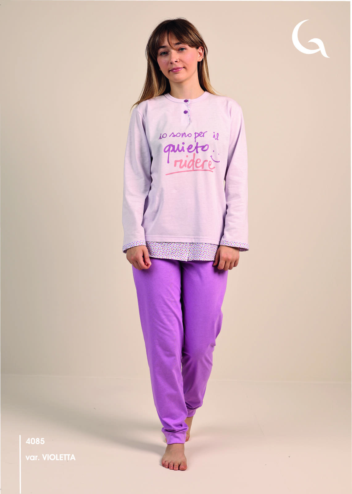 PIGIAMA RAGAZZA M/L 4085 Tellini S.r.l. Ingrosso Abbigliamento