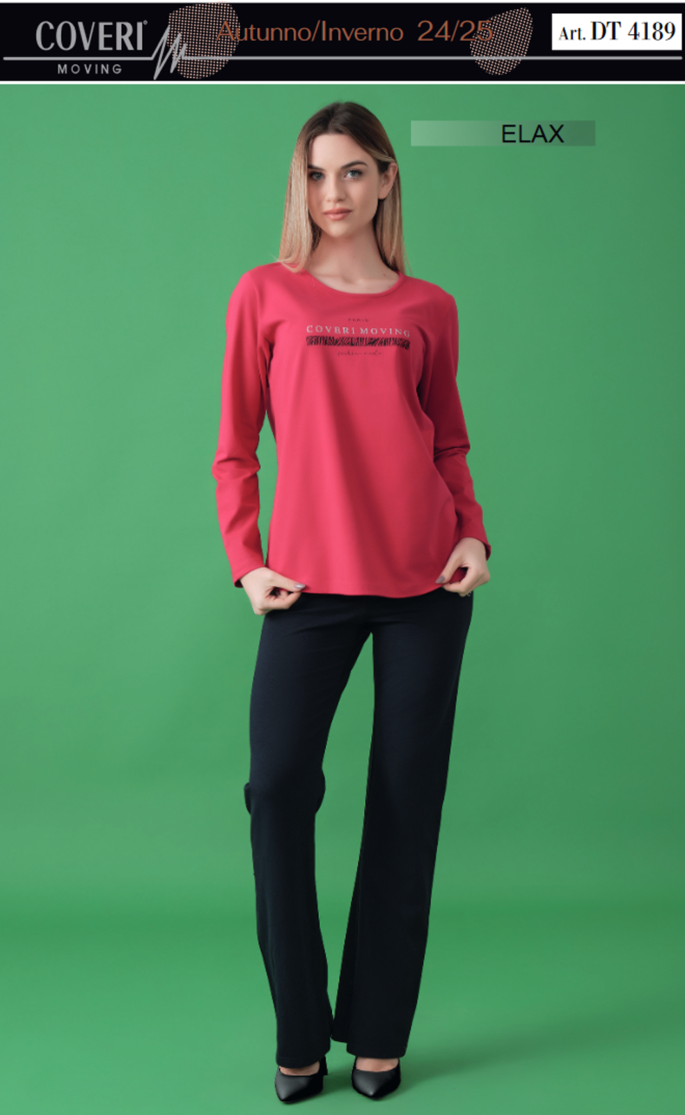 DAMEN T-SHIRT M/L DT4189 Tellini S.R.L. Großhandelskleidung