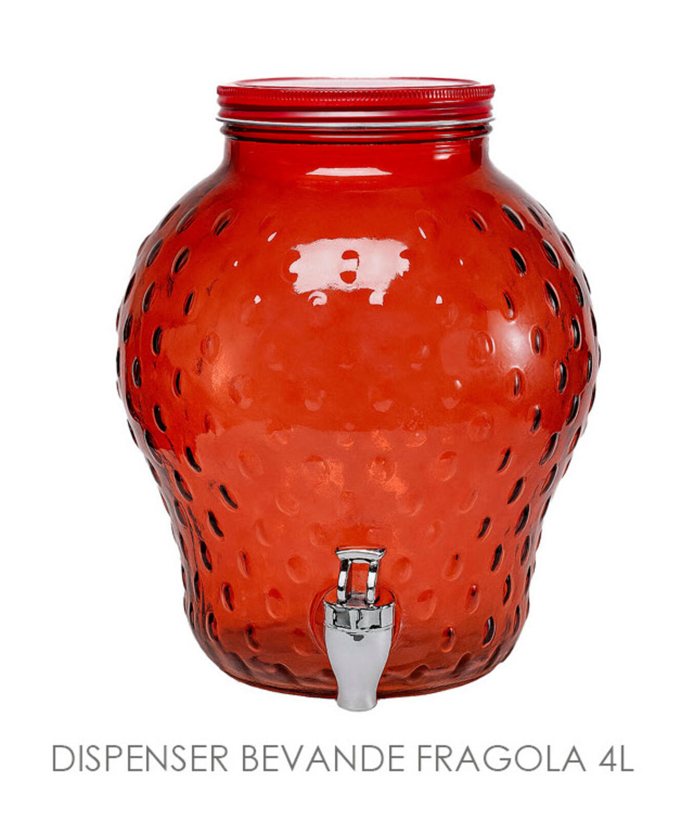 DISPENSER BEVANDA 4LT FRAGOLA Tellini S.r.l. Ingrosso Abbigliamento