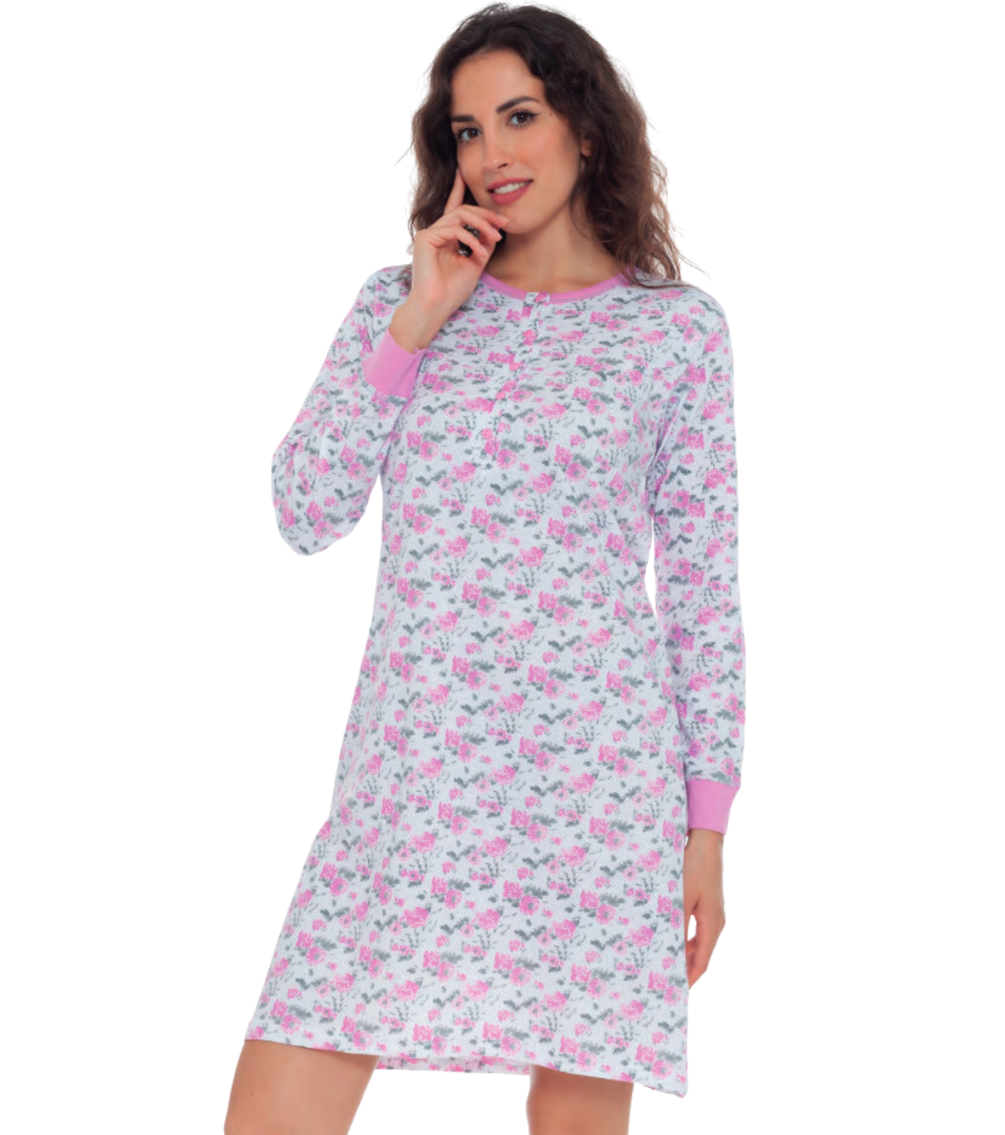 DAMEN NACHTHEMD M/L 4543 Tellini S.R.L. Großhandelskleidung