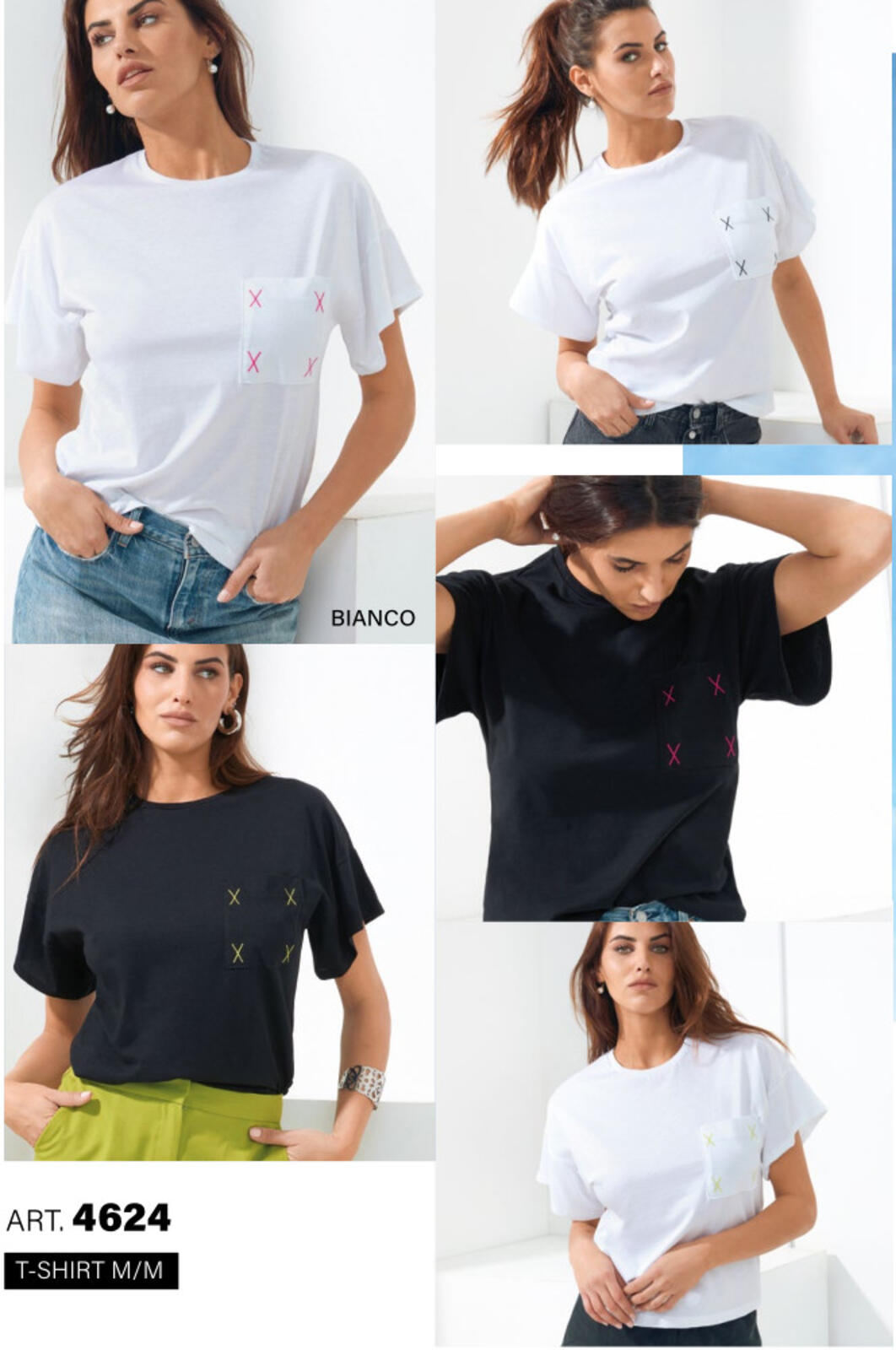 TSHIRT DONNA M/M 4624 JADEA | Ingrosso MAGLIE INTIME DONNA | Tellini S ...