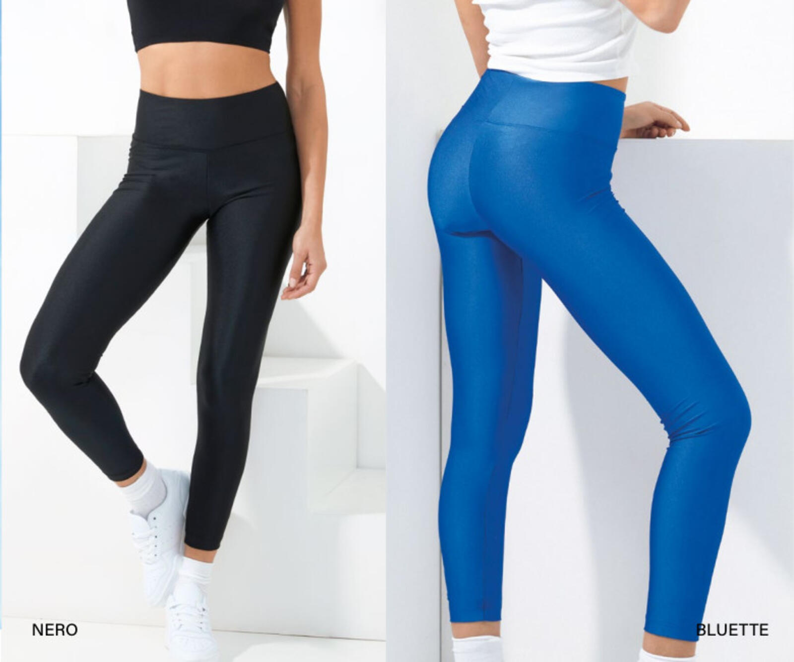 Leggings donna Jadea Galà 4569 pailettes laterali