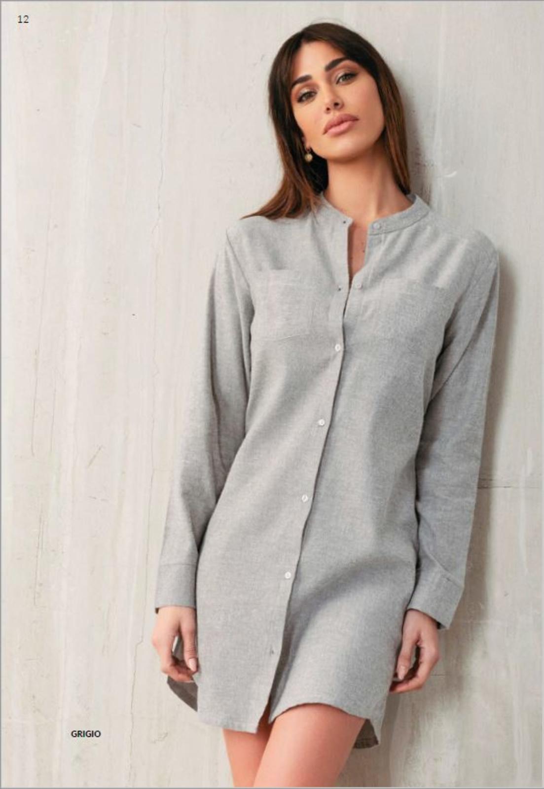 CAMICIA NOTTE DONNA M/L 5162 Tellini S.r.l. Ingrosso Abbigliamento