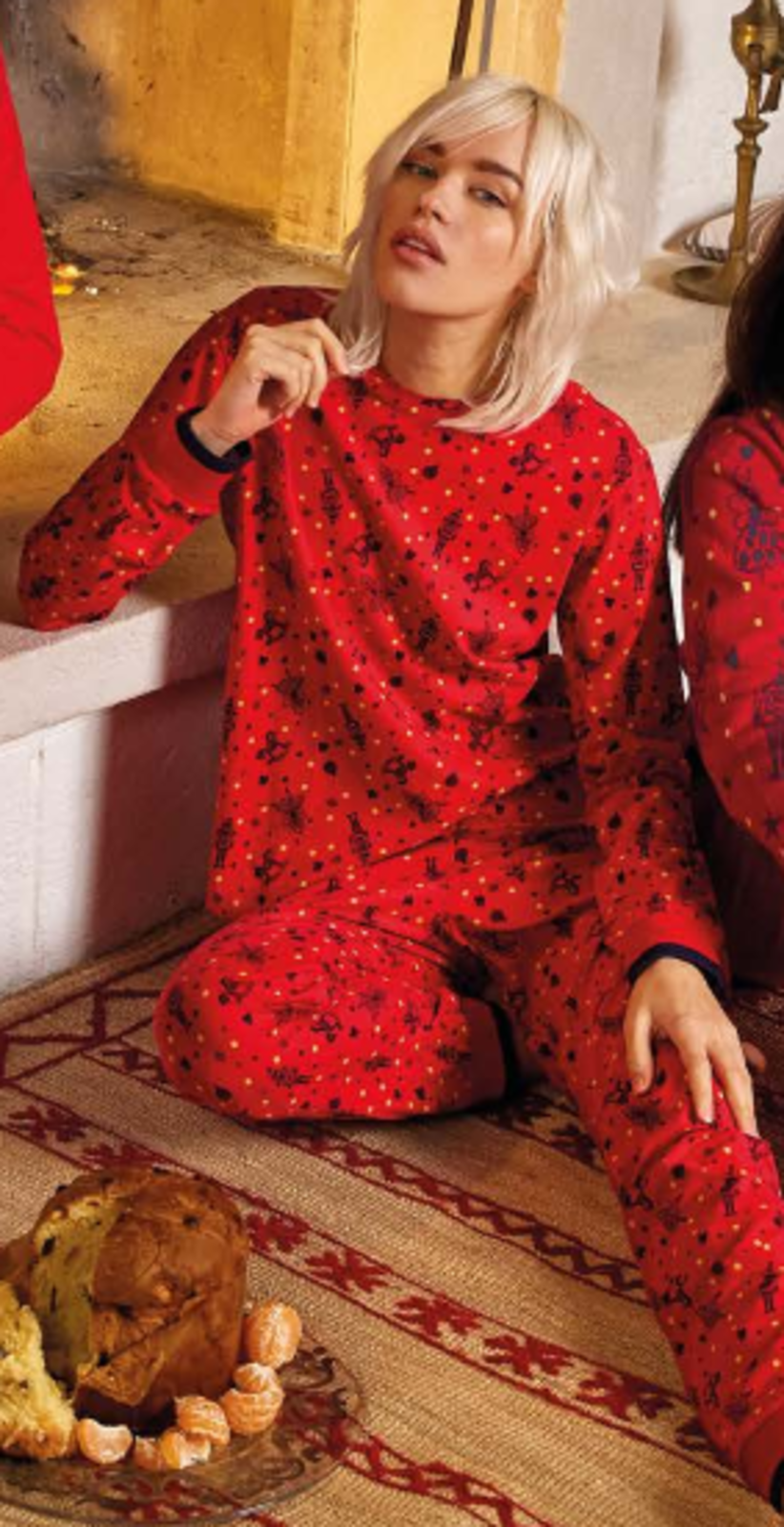 PIGIAMA DONNA M/L 5271 NATALE Tellini S.R.L. Großhandelskleidung