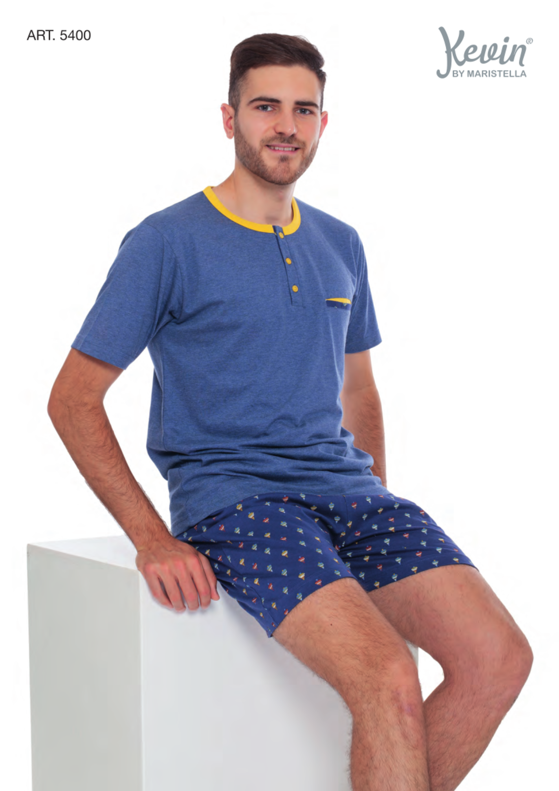 PIGIAMA UOMO M/M 5400 Tellini S.r.l. Ingrosso Abbigliamento