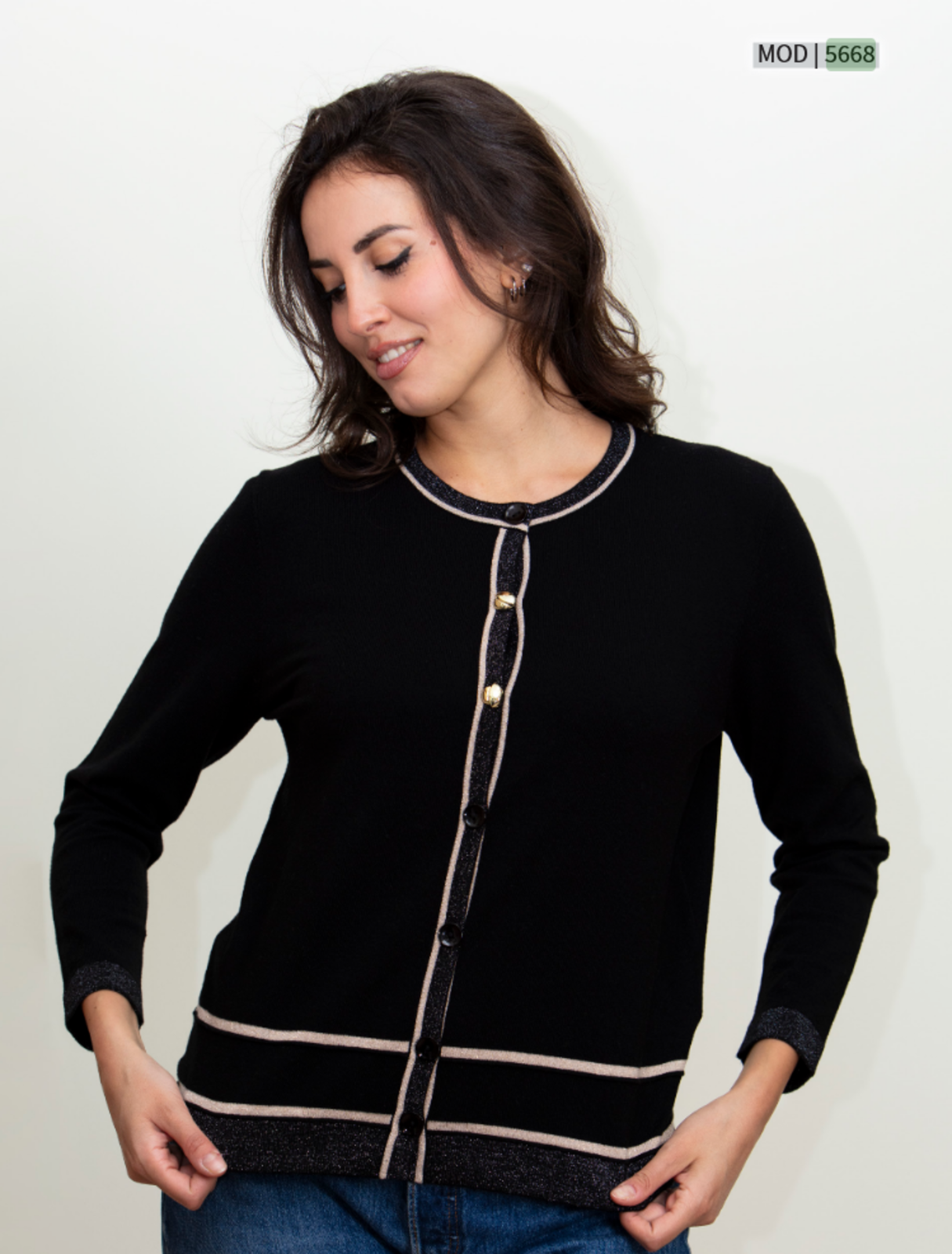 CARDIGAN DONNA 5668 Tellini S.r.l. Ingrosso Abbigliamento