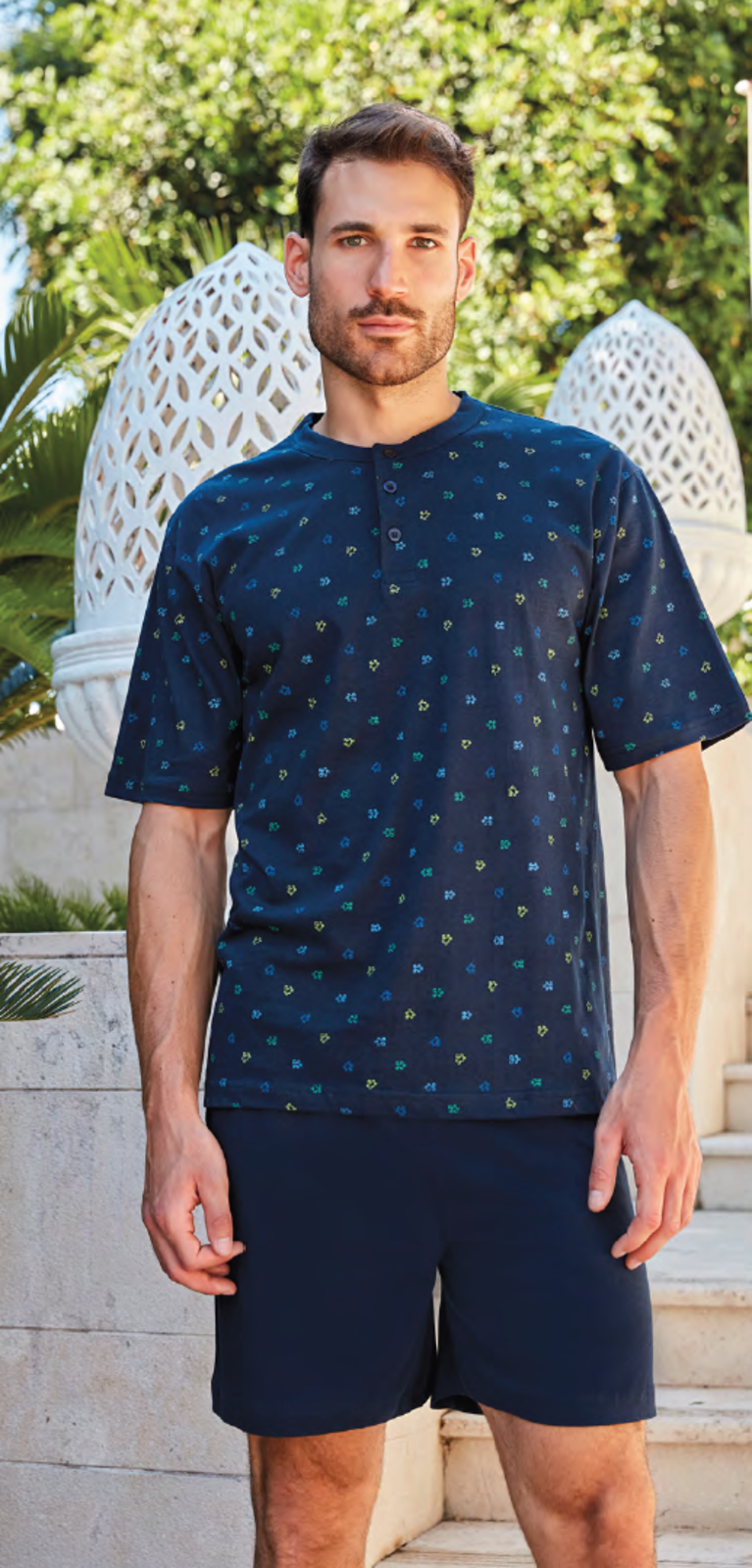 PIGIAMA UOMO M/M NPA603 Tellini S.r.l. Ingrosso Abbigliamento