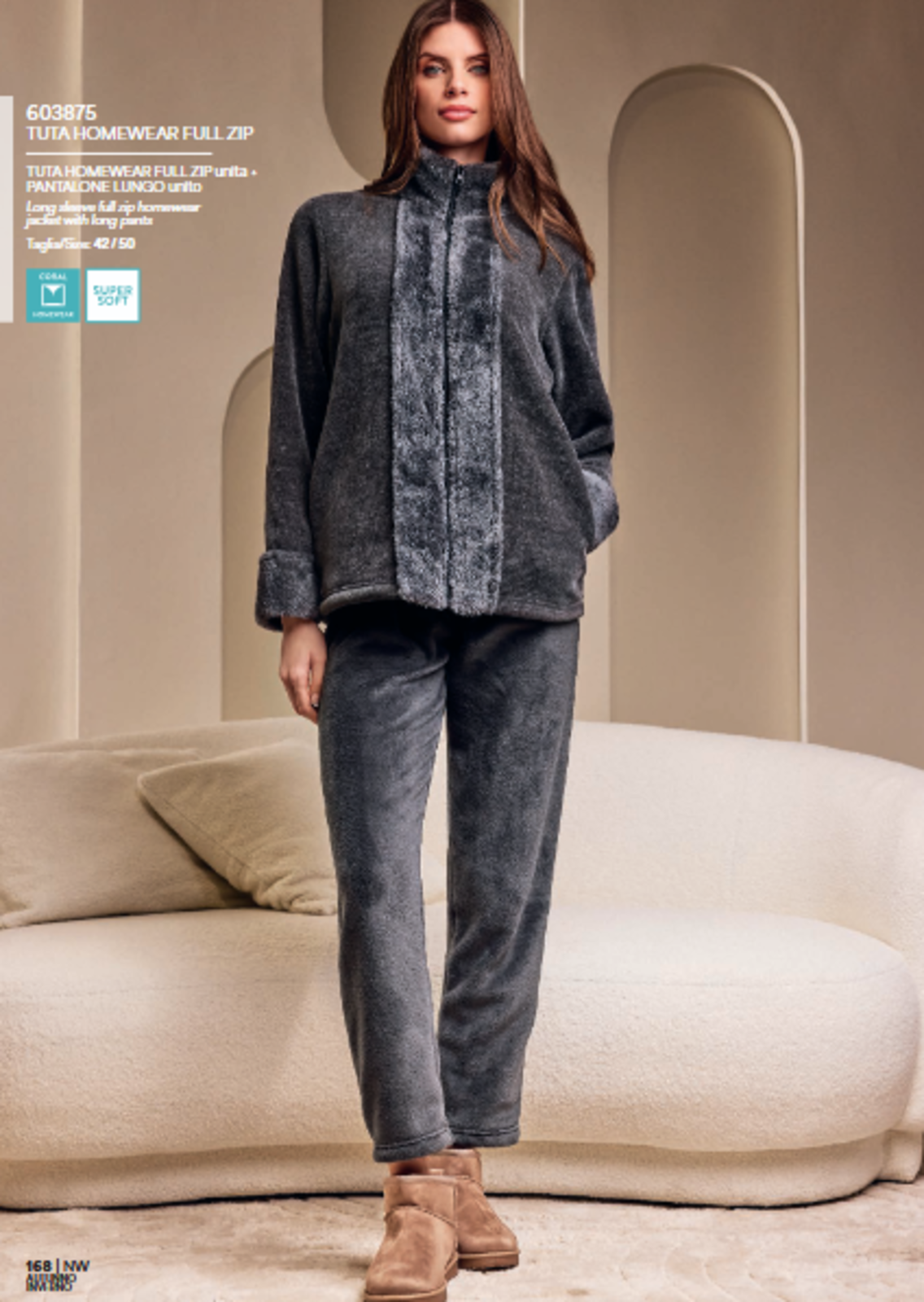 PIGIAMA SERAFINO DONNA M/L 603875 Tellini S.r.l. Ingrosso Abbigliamento