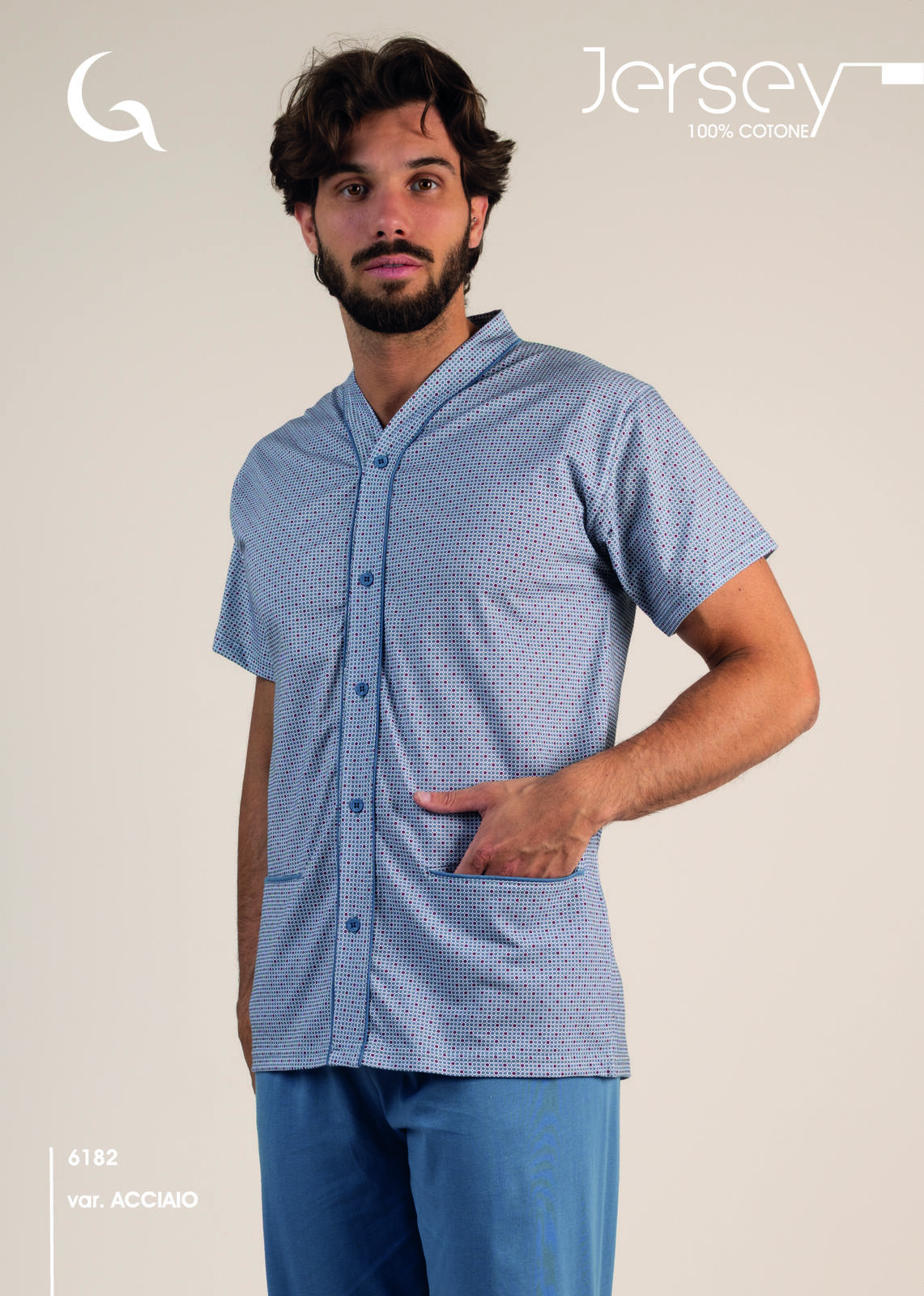 PIGIAMA UOMO M/M 6182 Tellini S.r.l. Ingrosso Abbigliamento