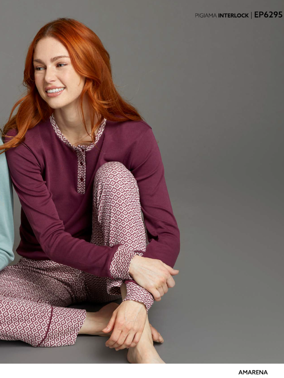 DAMENPYJAMAS M/L EP6295 Tellini S.R.L. Großhandelskleidung
