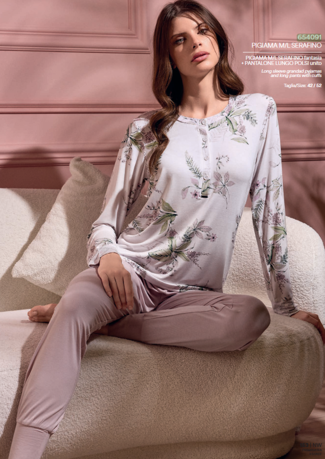 ŽENSKA SERAFINO PIDŽAMA M/L 654091 Tellini S.R.L. Veleprodajna odjeća