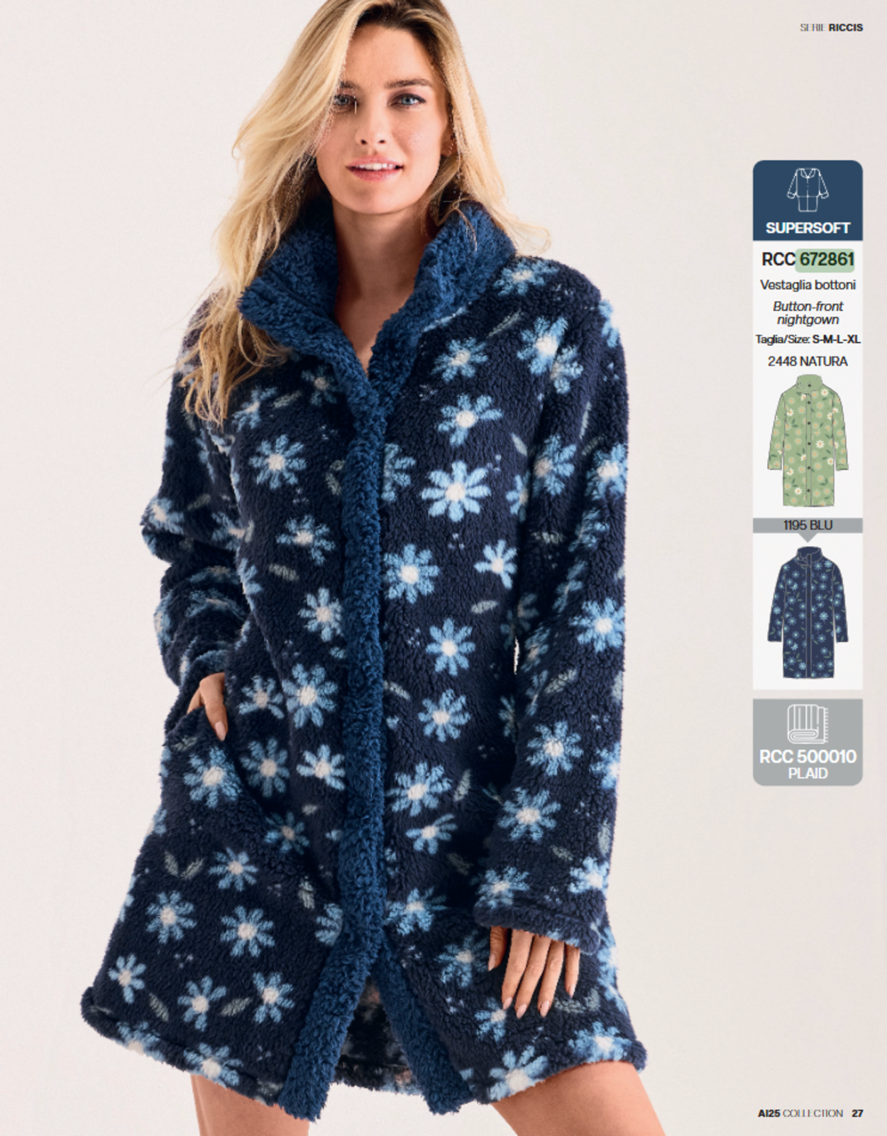 VESTAGLIA DONNA 672861 Tellini S.r.l. Ingrosso Abbigliamento