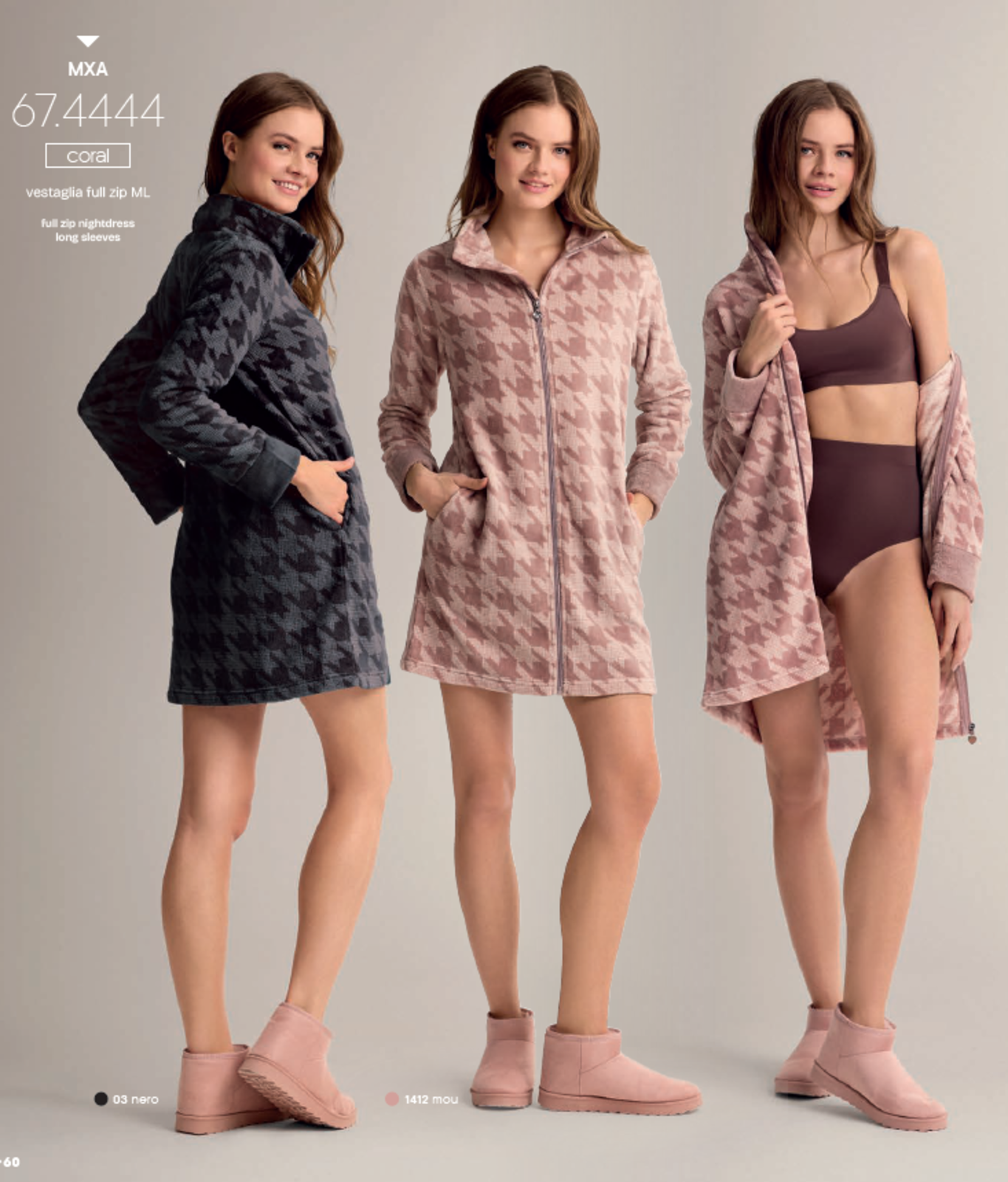 VESTAGLIA DONNA 674444 Tellini S.r.l. Ingrosso Abbigliamento