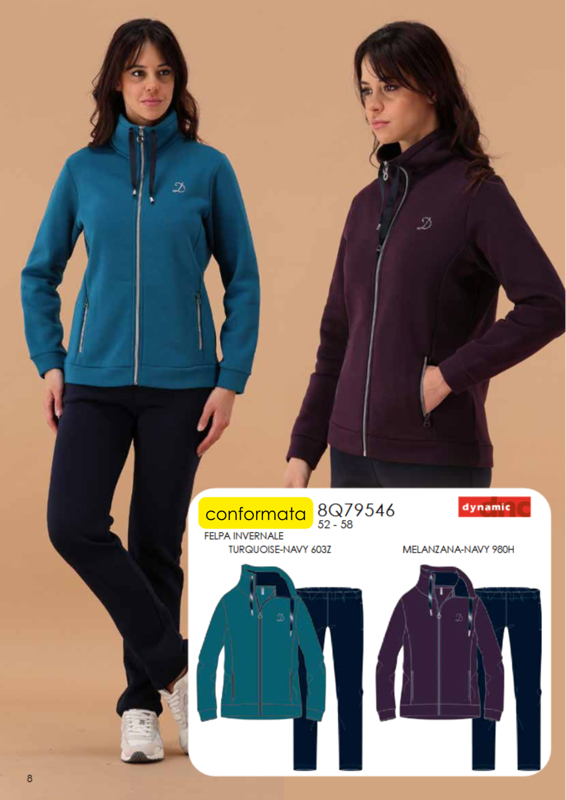 TUTA CONFORMATA DONNA 8Q79546 Tellini S.r.l. Ingrosso Abbigliamento