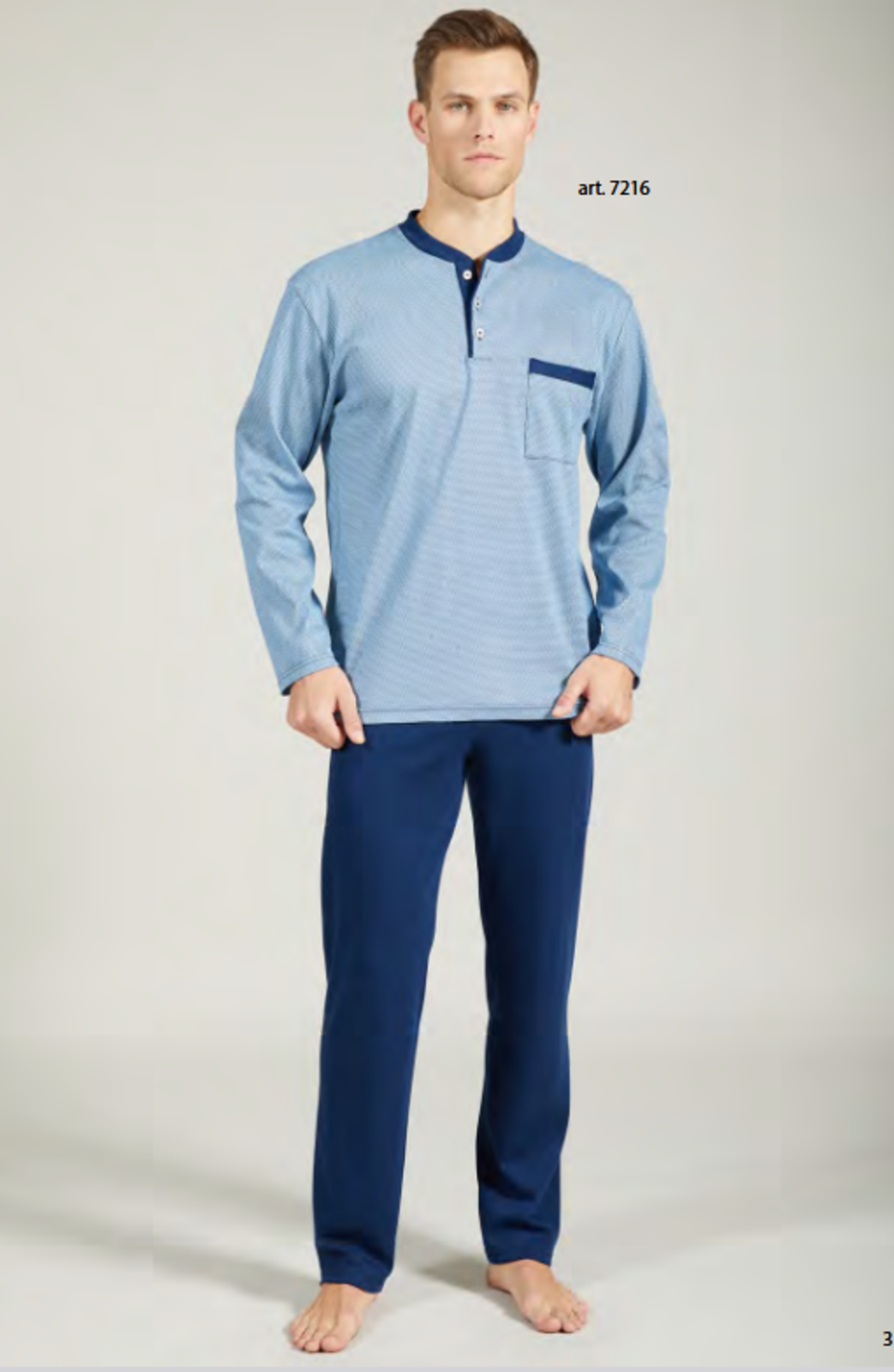 PIGIAMA SERAFINO UOMO M/L 7216 Tellini S.r.l. Ingrosso Abbigliamento