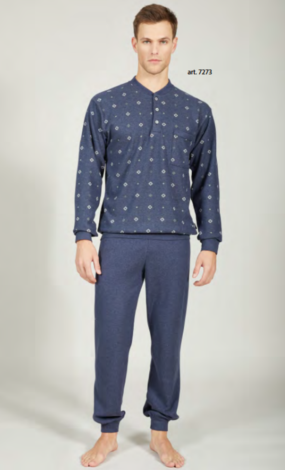 PIGIAMA SERAFINO UOMO M/L 7273 Tellini S.R.L. Großhandelskleidung