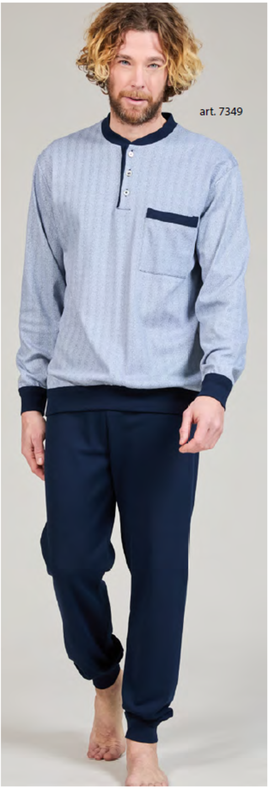 PIGIAMA SERAFINO UOMO M/L 7349 Tellini S.r.l. Ingrosso Abbigliamento