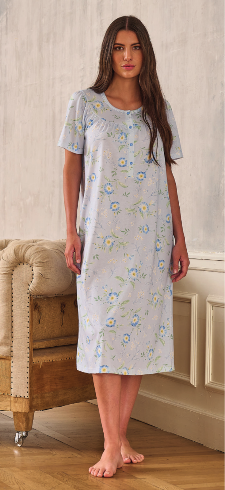 CAMICIA NOTTE SERAFINO DONNA M/M LS175365 Tellini S.R.L. Veleprodajna odjeća