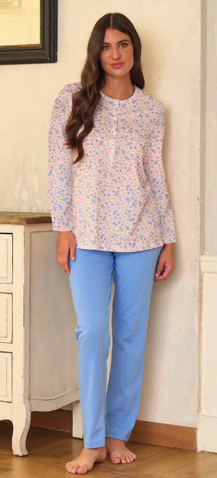 PIGIAMA SERAFINO DONNA M/L LS175407 Tellini S.R.L. Veleprodajna odjeća