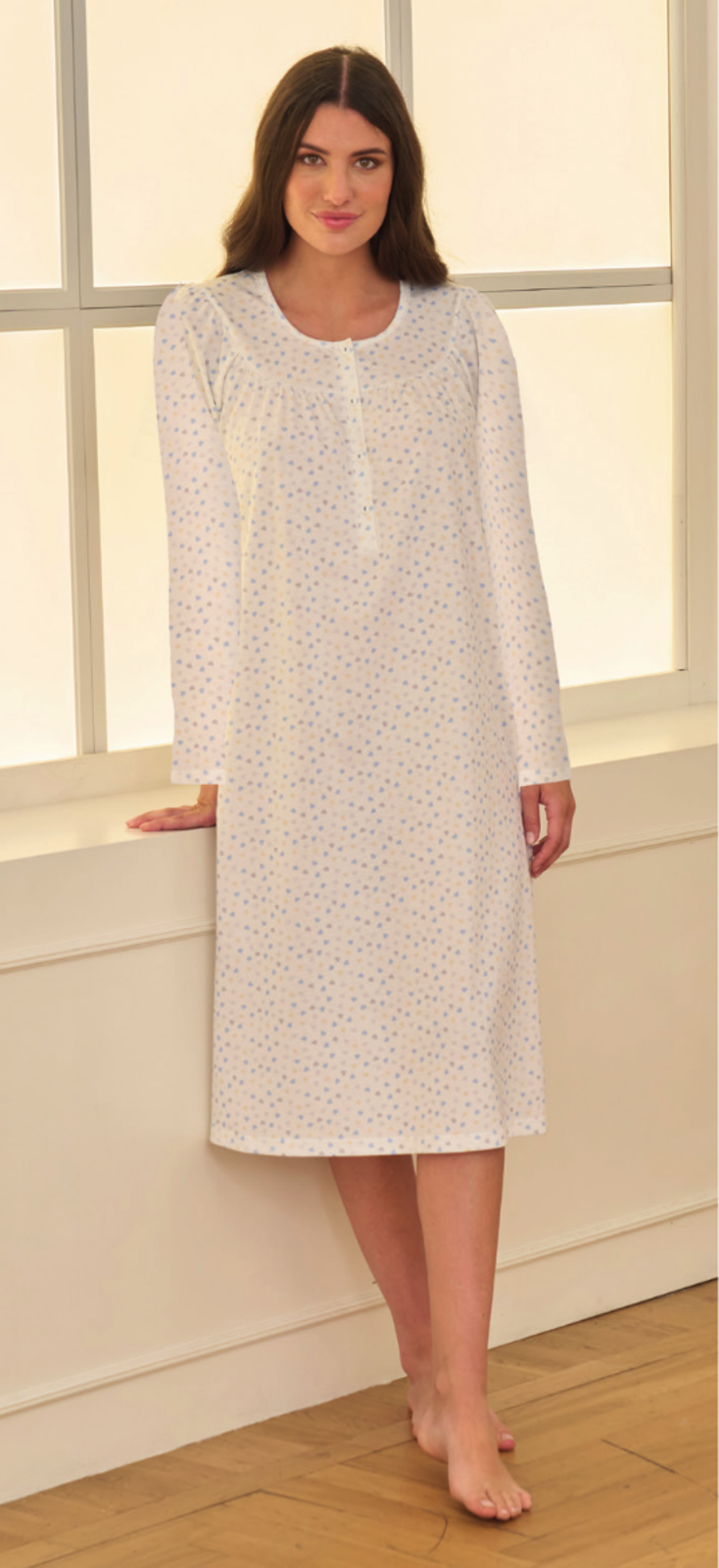 CAMICIA NOTTE SERAFINO DONNA M/L LS175412 Tellini S.R.L. Veleprodajna odjeća