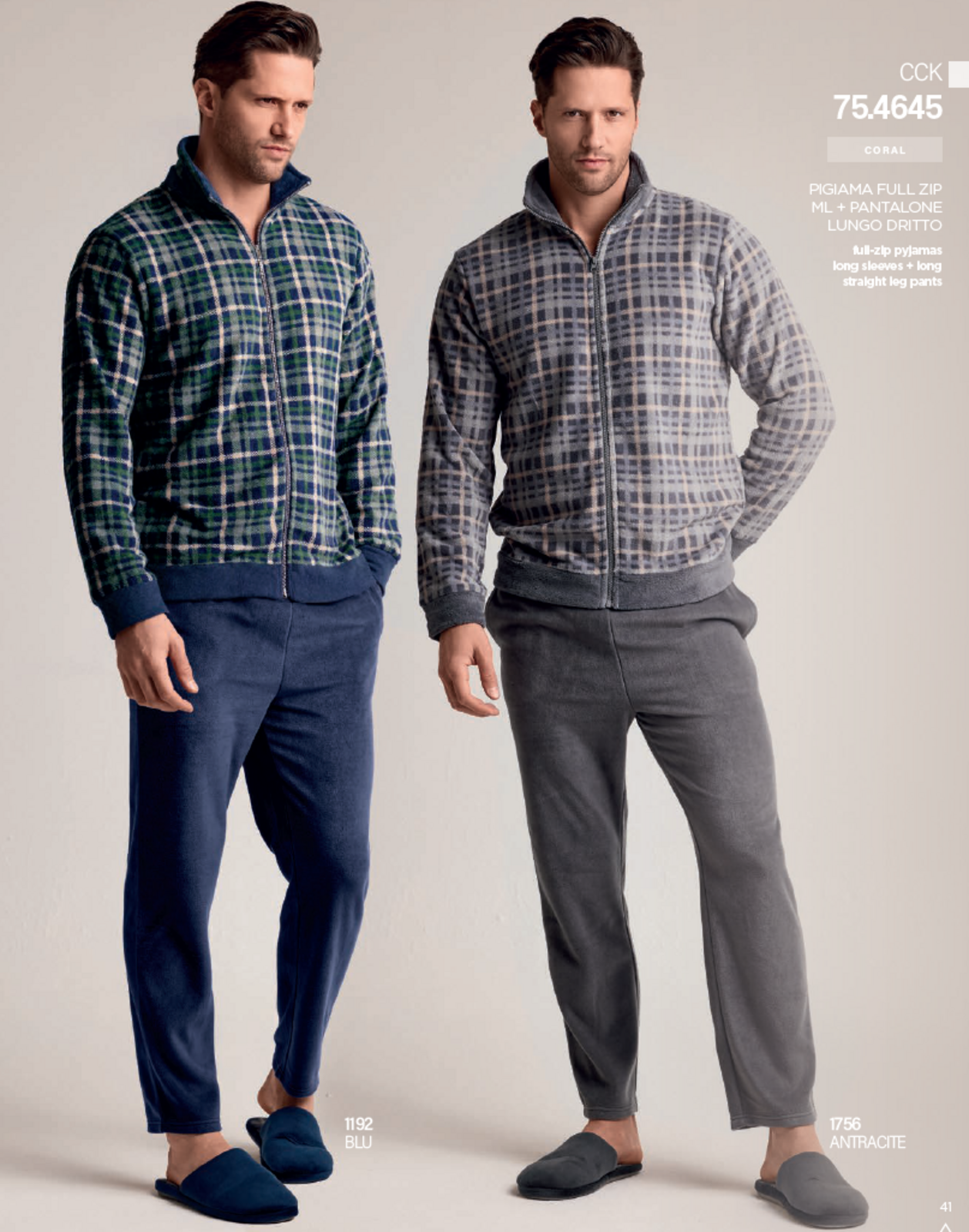 PIGIAMA UOMO M/L 754645 Tellini S.r.l. Ingrosso Abbigliamento