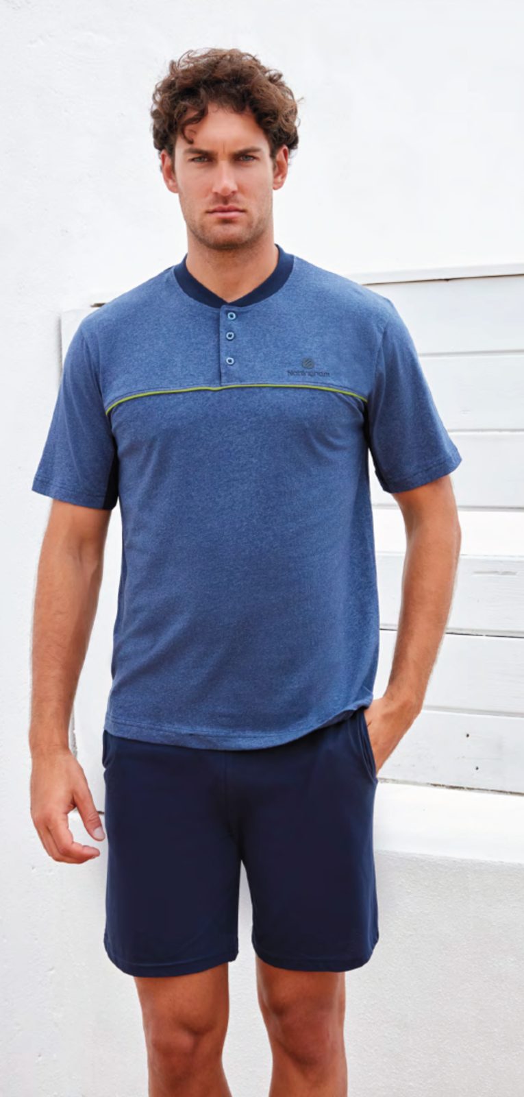 PIGIAMA UOMO M/M NPA766 Tellini S.r.l. Ingrosso Abbigliamento