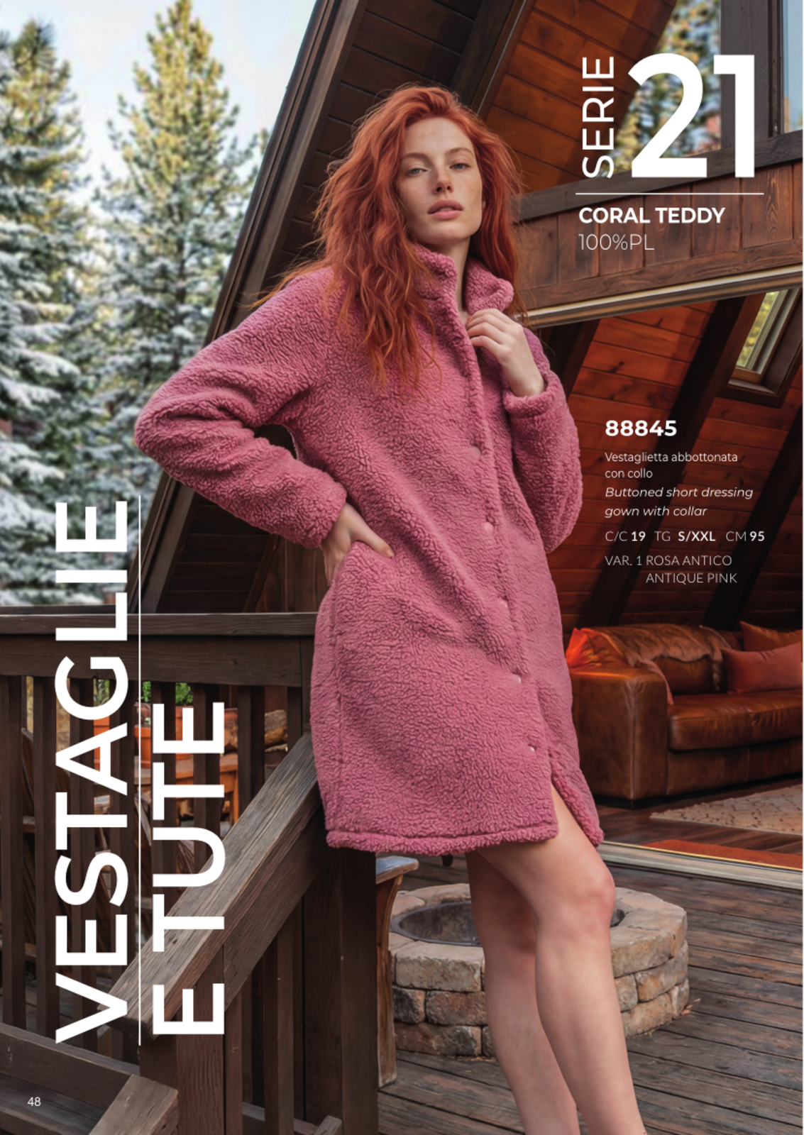 VESTAGLIA DONNA LS988845 Tellini S.r.l. Ingrosso Abbigliamento