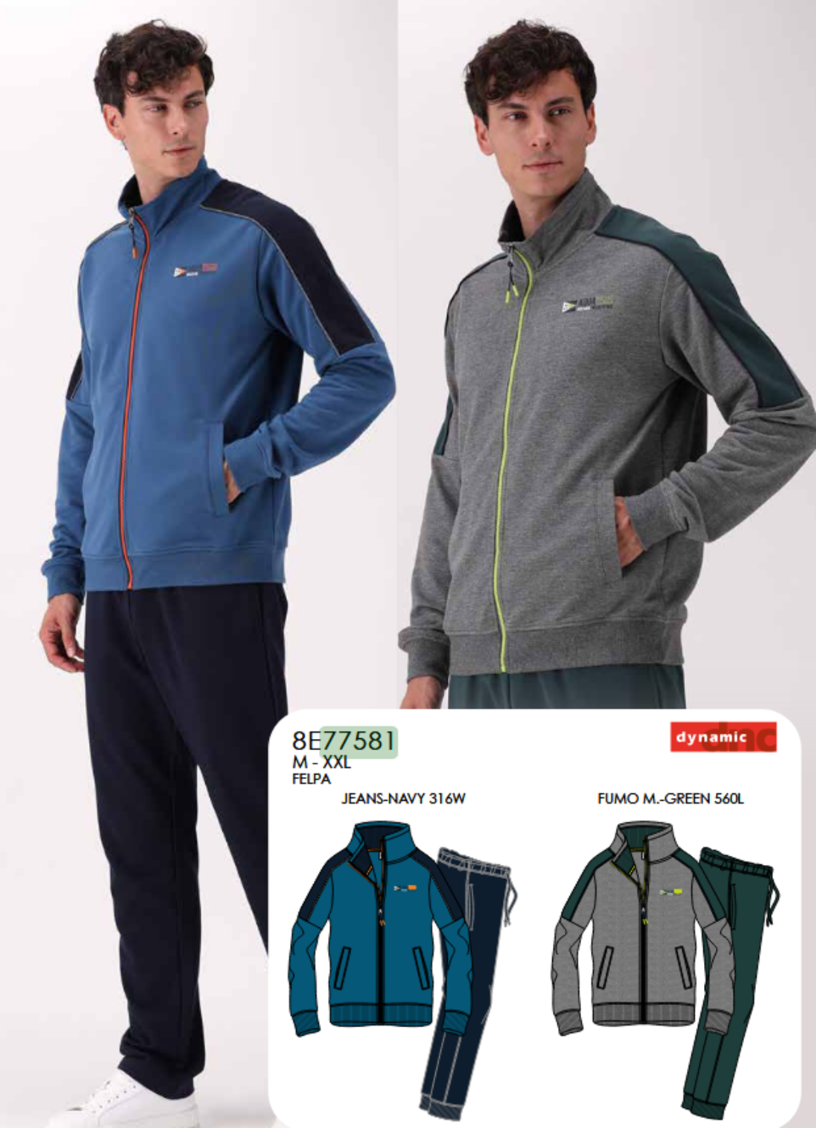 TUTA UOMO 8E77581 Tellini S.r.l. Ingrosso Abbigliamento