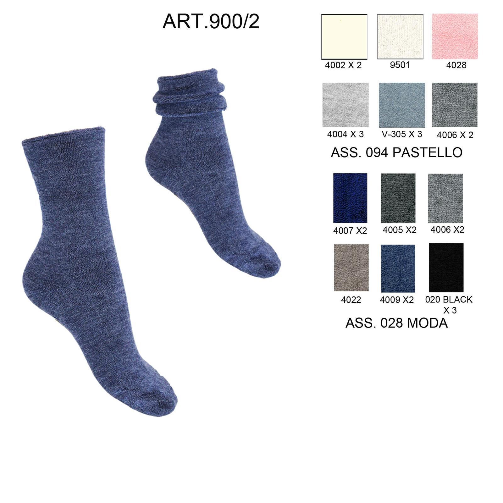 KURZE DAMENSOCKEN 900/2 Tellini S.R.L. Großhandelskleidung