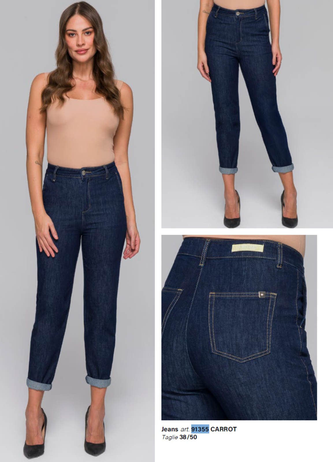 JEANS DONNA 91355 Tellini S.R.L. Veleprodajna odjeća